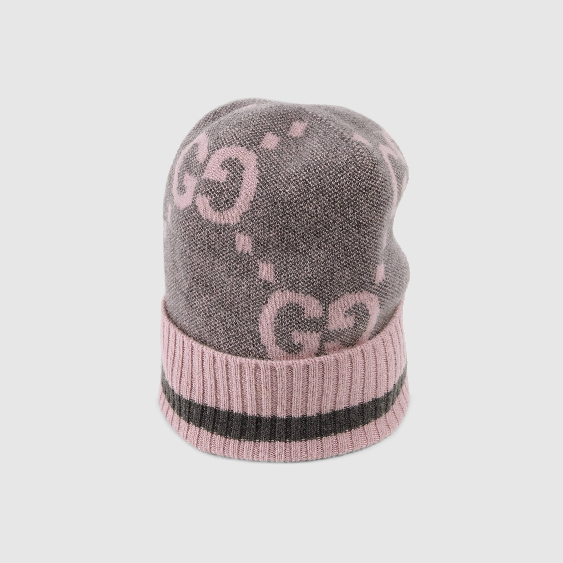 NIGO Gucci GG Knit Cashmere Hat Jacquard Tassel Scarf Set Suit #nigo97291