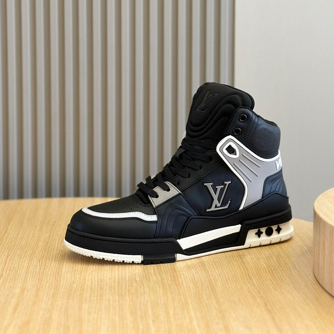 NIGO Louis Vuitton Men's High Top Leather Casual Board Shoes Sneakers #nigo97325