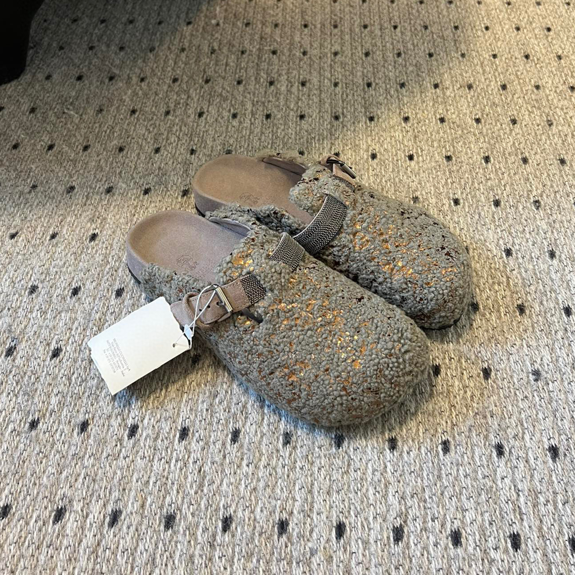 NIGO Brunello Cucinelli Women's Spring And Autumn Solid Color Leather Comfortable Baotou Slippers Casual Shoes Ngvp #nigo7261