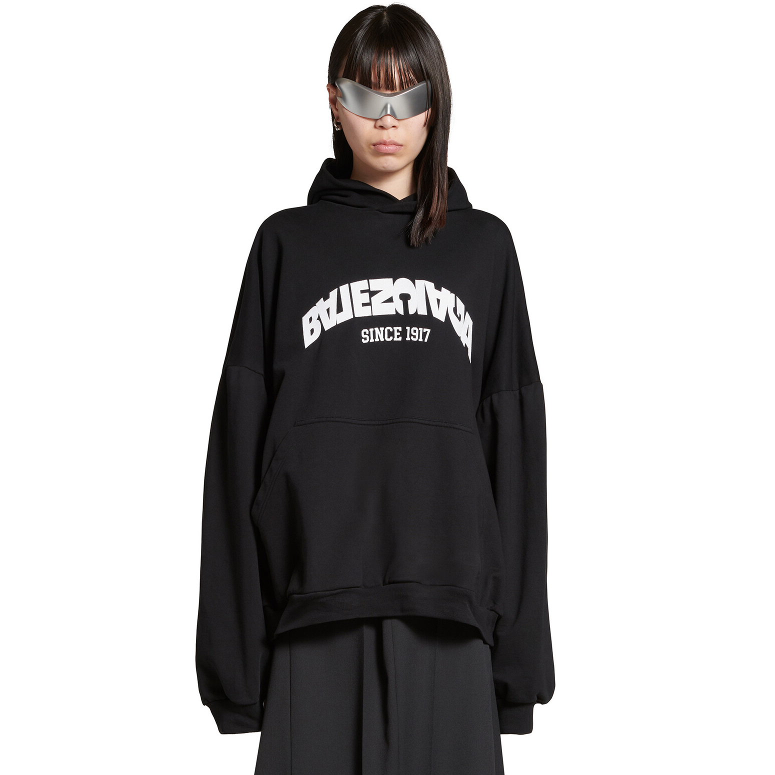 NIGO Balenciaga Men's Autumn and Winter Textured Letter Cotton Loose Fit Hooded Sweatshirt Pullover #nigo97358