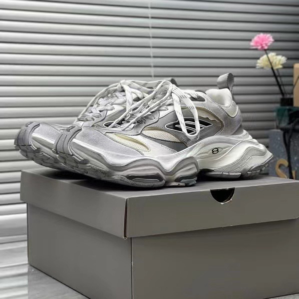 NIGO Balenciaga Men'S CARGO Sneaker In Grey Black And Yellow Shoes #nigo96699