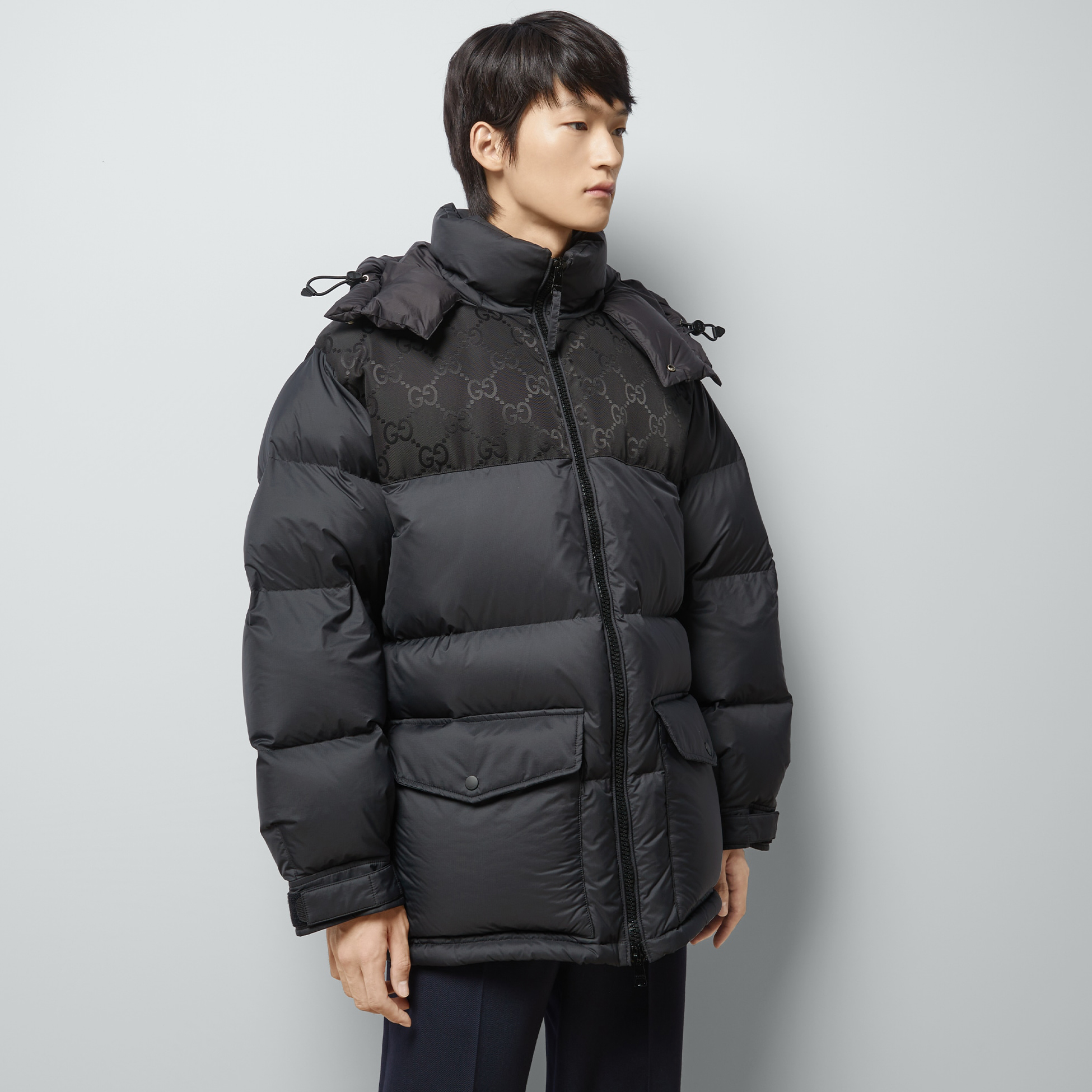 NIGO Gucci Men's Winter Detachable Hat Zip Hooded Puffer Down Jacket #nigo97366