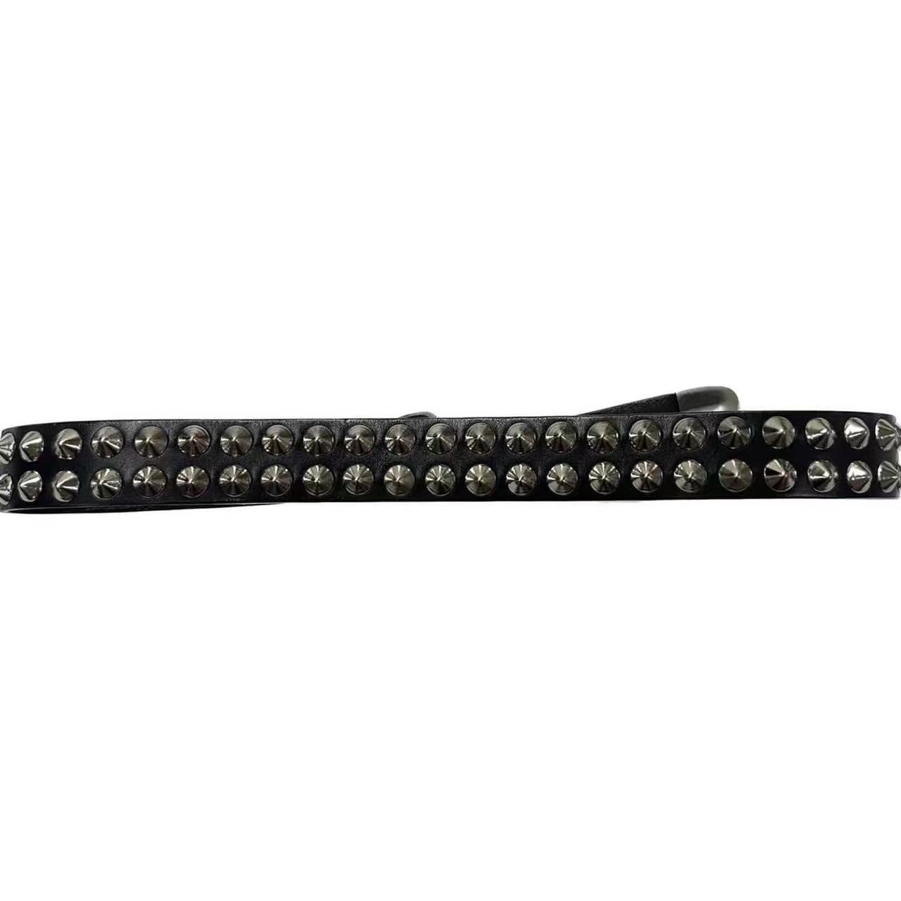 NIGO Chrome Hearts Men's Leather Studded Belt #nigo97412