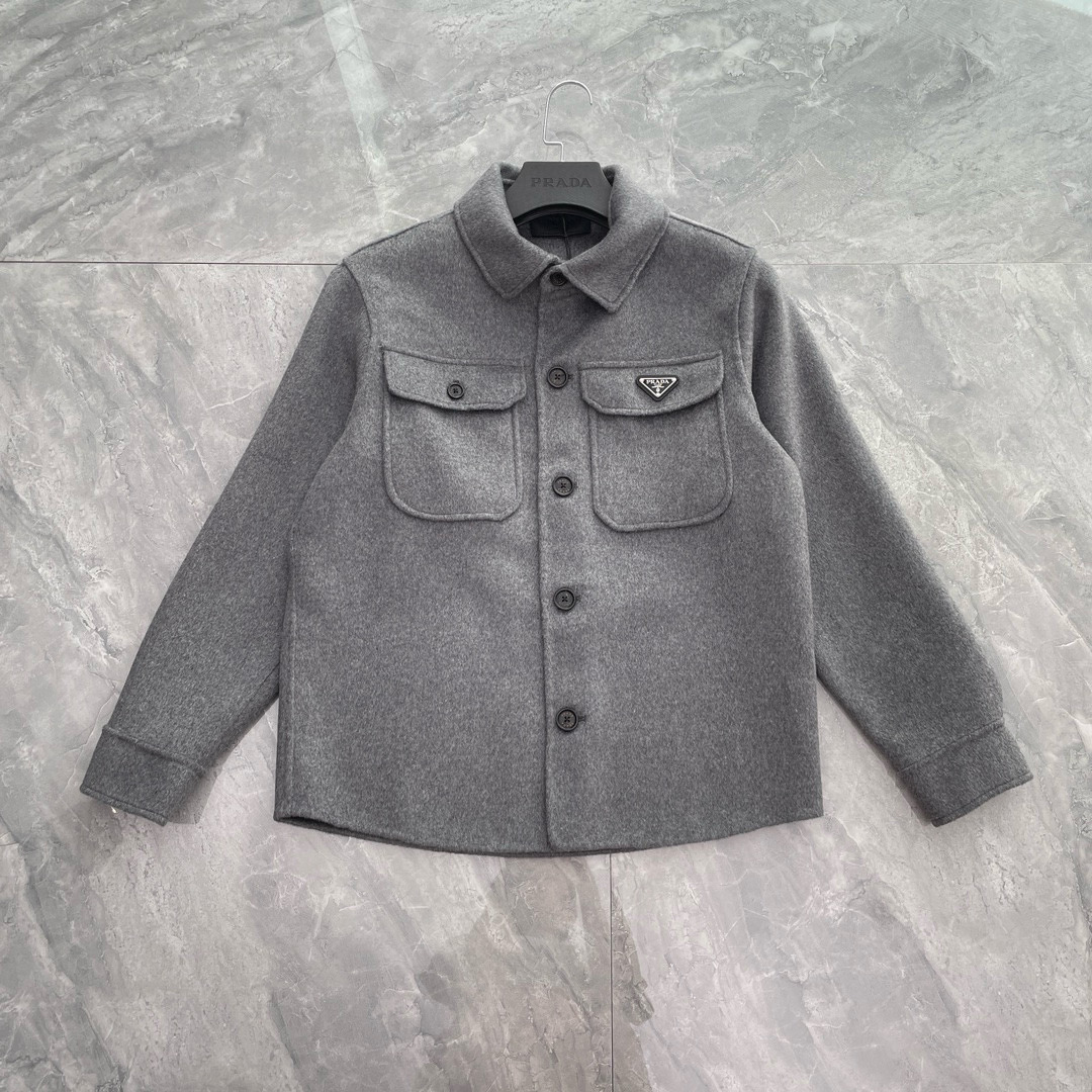 NIGO Prada Men's Winter Wool Solid Colour Single Breasted Long Sleeve Jacket #nigo97424