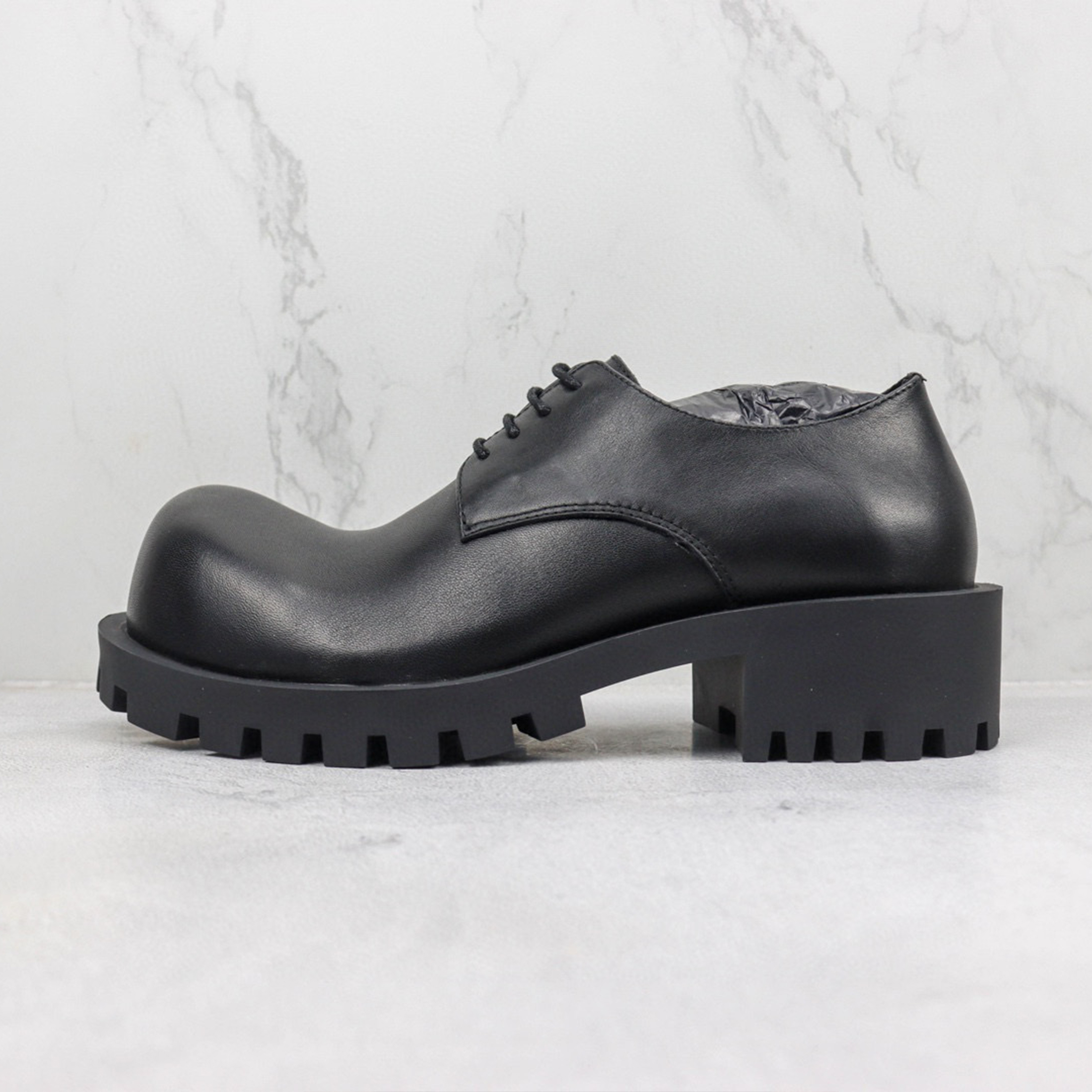 NIGO Balenciaga Men's Fashion Black Lace Up Casual Leather Round Toe Shoes Ngvp #nigo5976