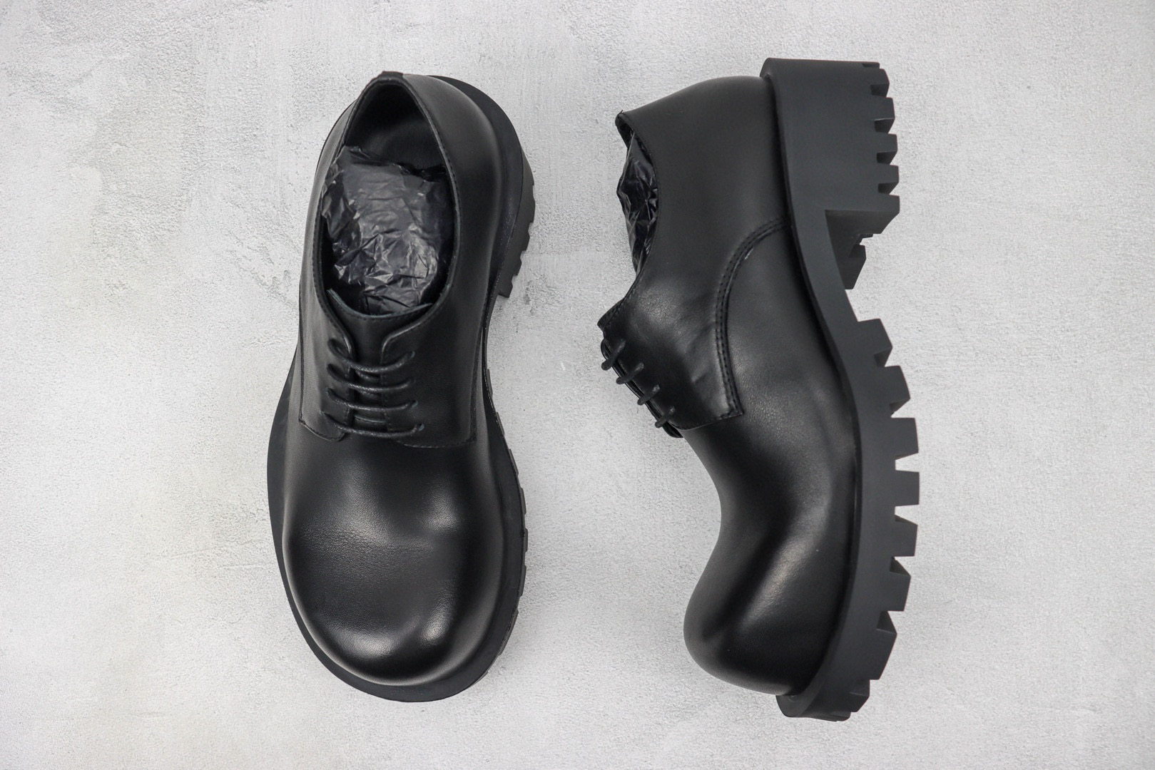 NIGO Balenciaga Men's Fashion Black Lace Up Casual Leather Round Toe Shoes Ngvp #nigo5976