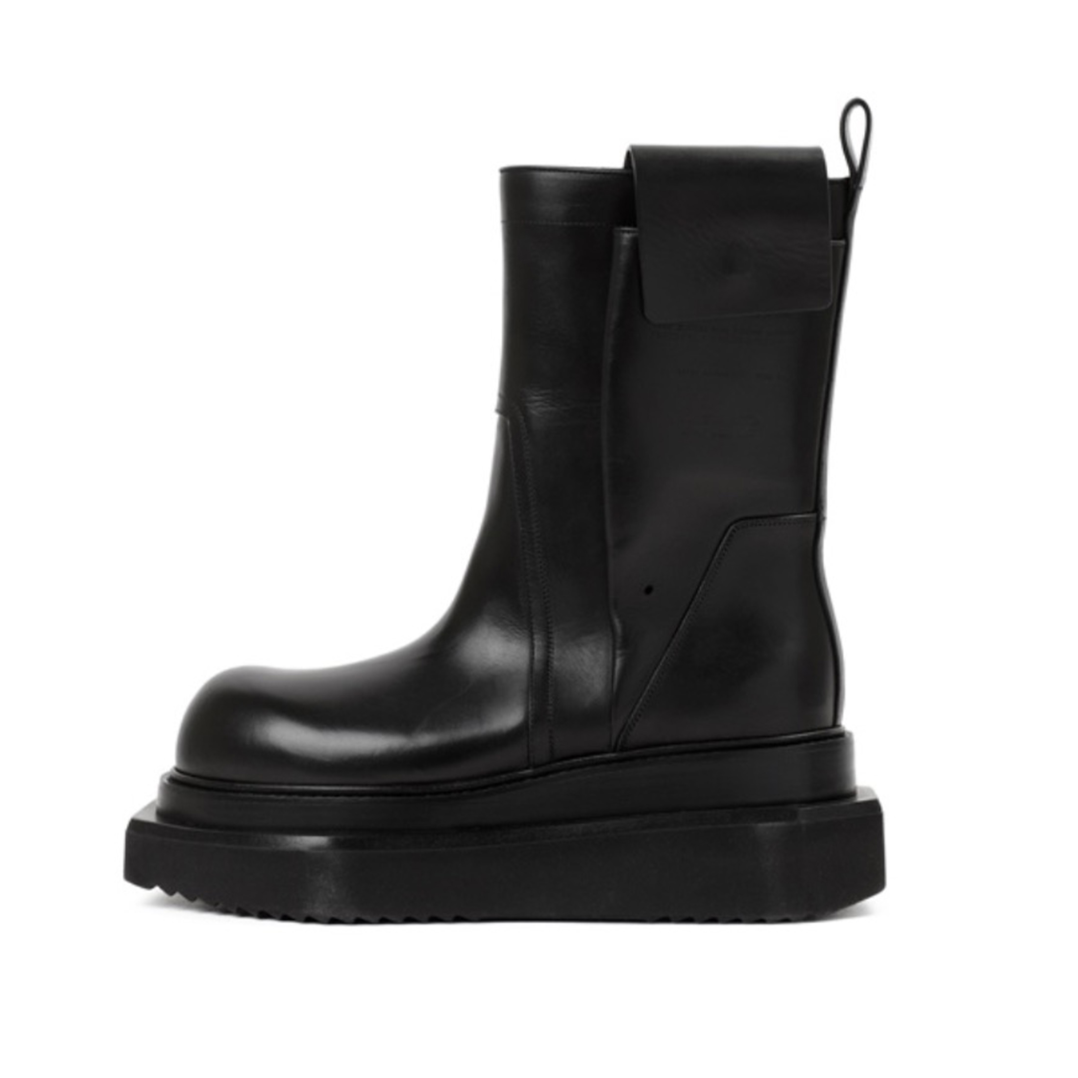 NIGO Rick Owens Men's Autumn And Winter Fashion Trend High Street Cool Leather Short Boots Black Ngvp #nigo6813