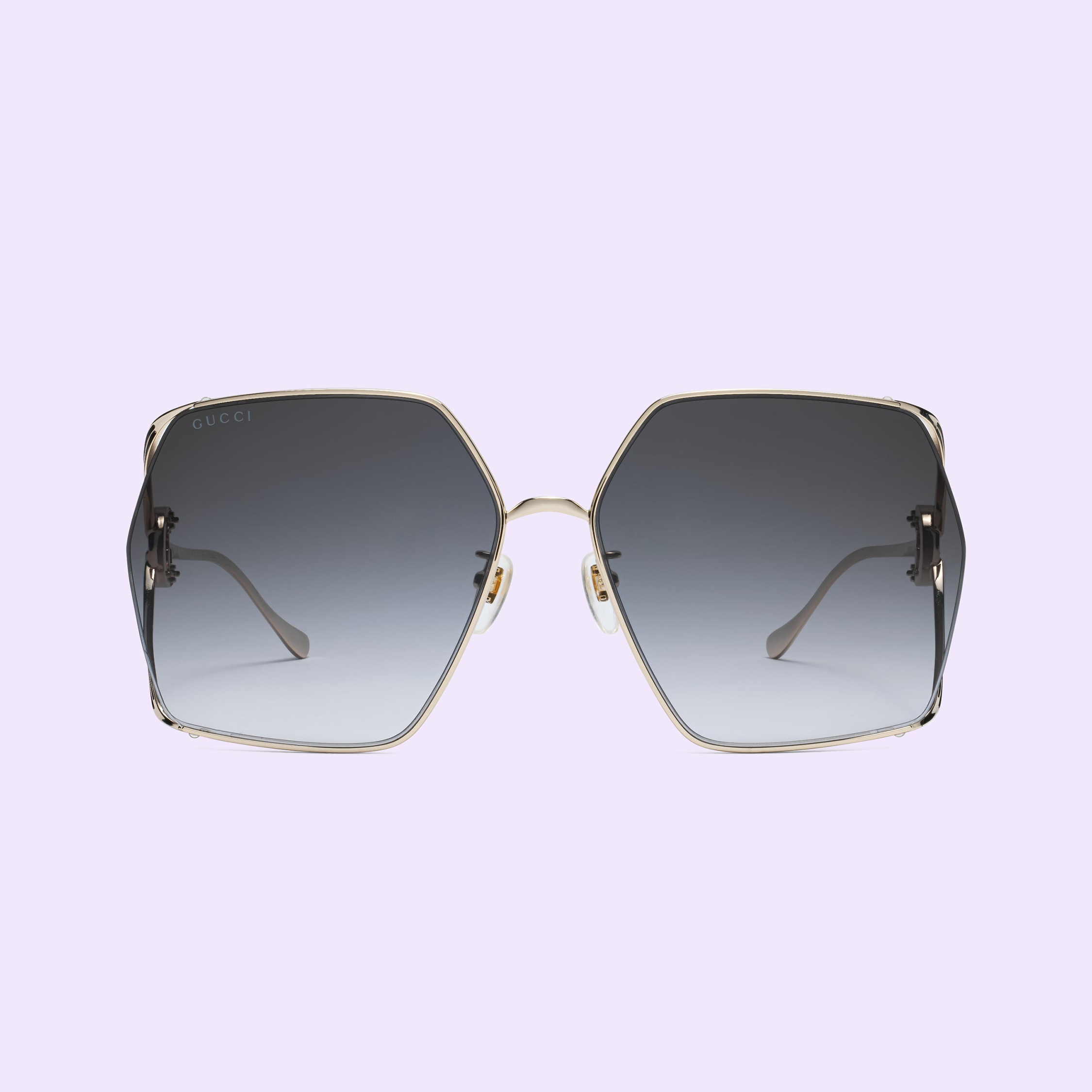 NIGO Gucci Oversized Frame Thin Legs Alloy Irregular Shape Sunglasses Glasses Eyeglasses #nigo97465