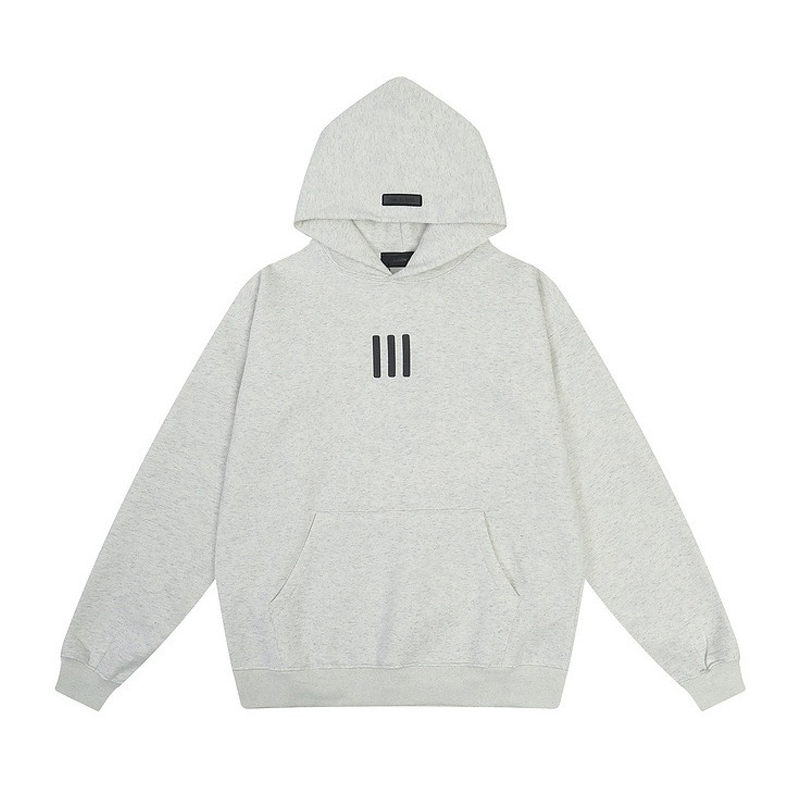 NIGO ESSENTIALS FEAR OF GOD Men's Autumn Cotton Solid Simple Letter Hooded Sweatshirt Pullover #nigo97461