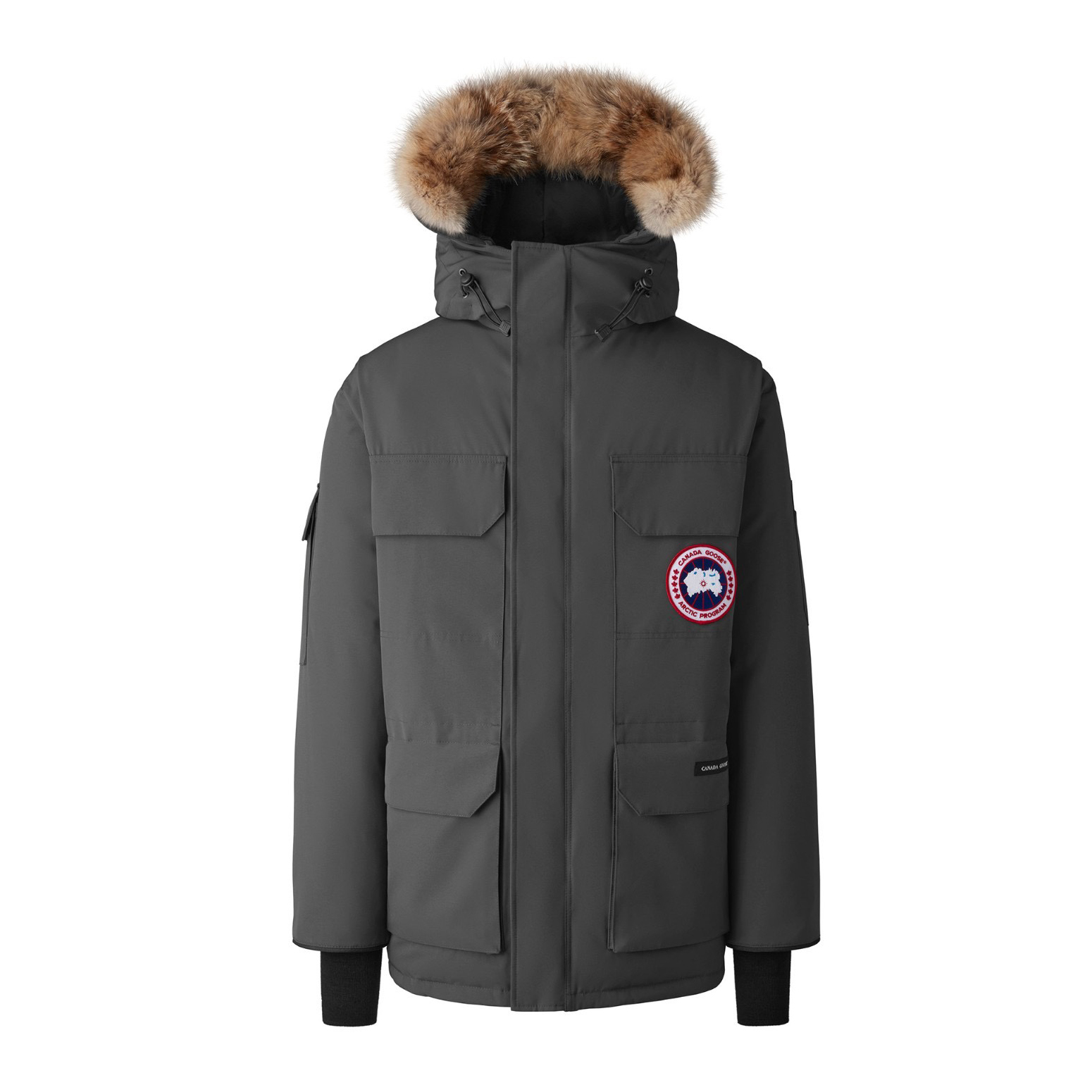 NIGO Canada Goose Men's Winter Solid Colour Velcro Zip Hooded Puffer Down Jacket #nigo97487