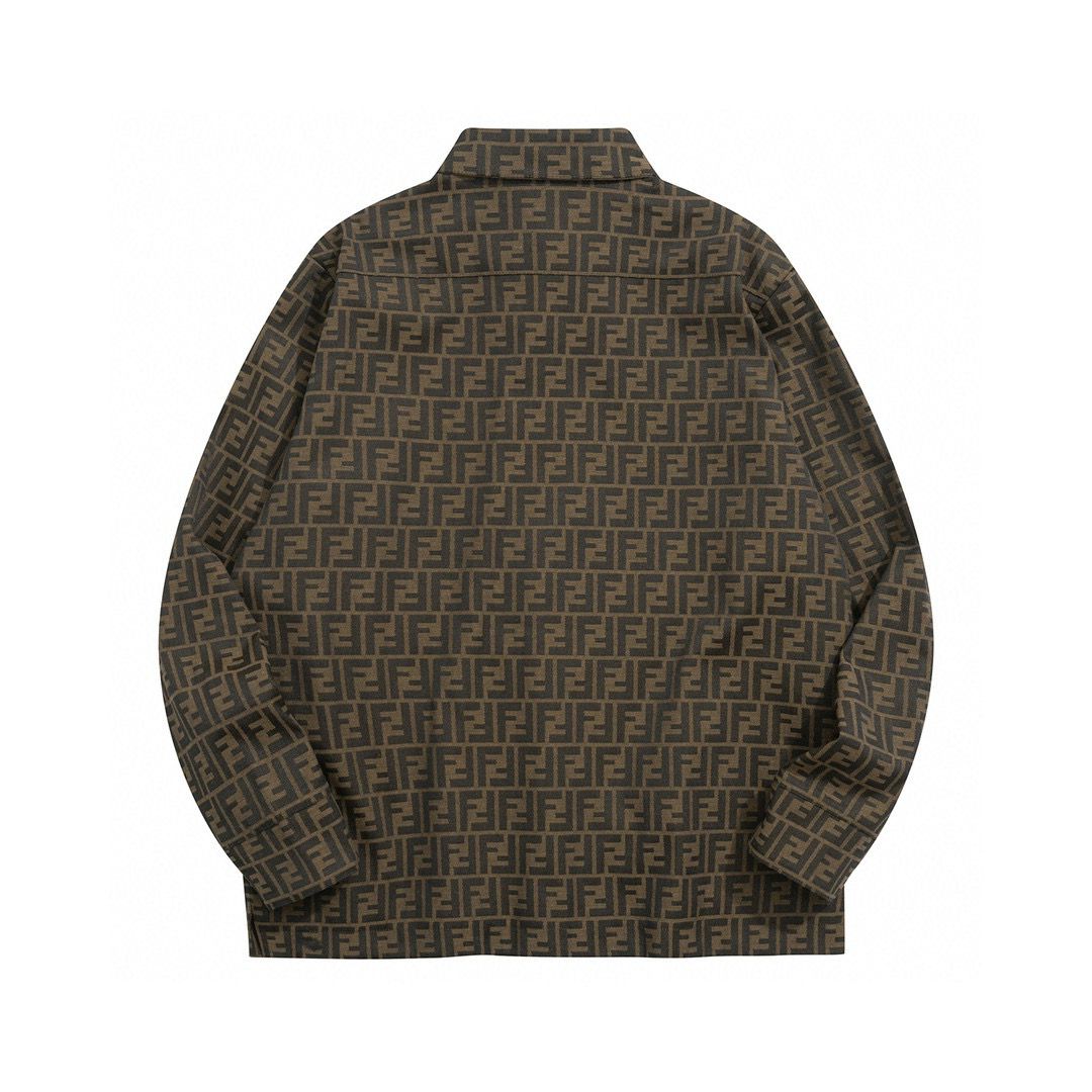 NIGO Fendi Men's Autumn Logo Printed Single Breasted Lapel Jacket #nigo97492