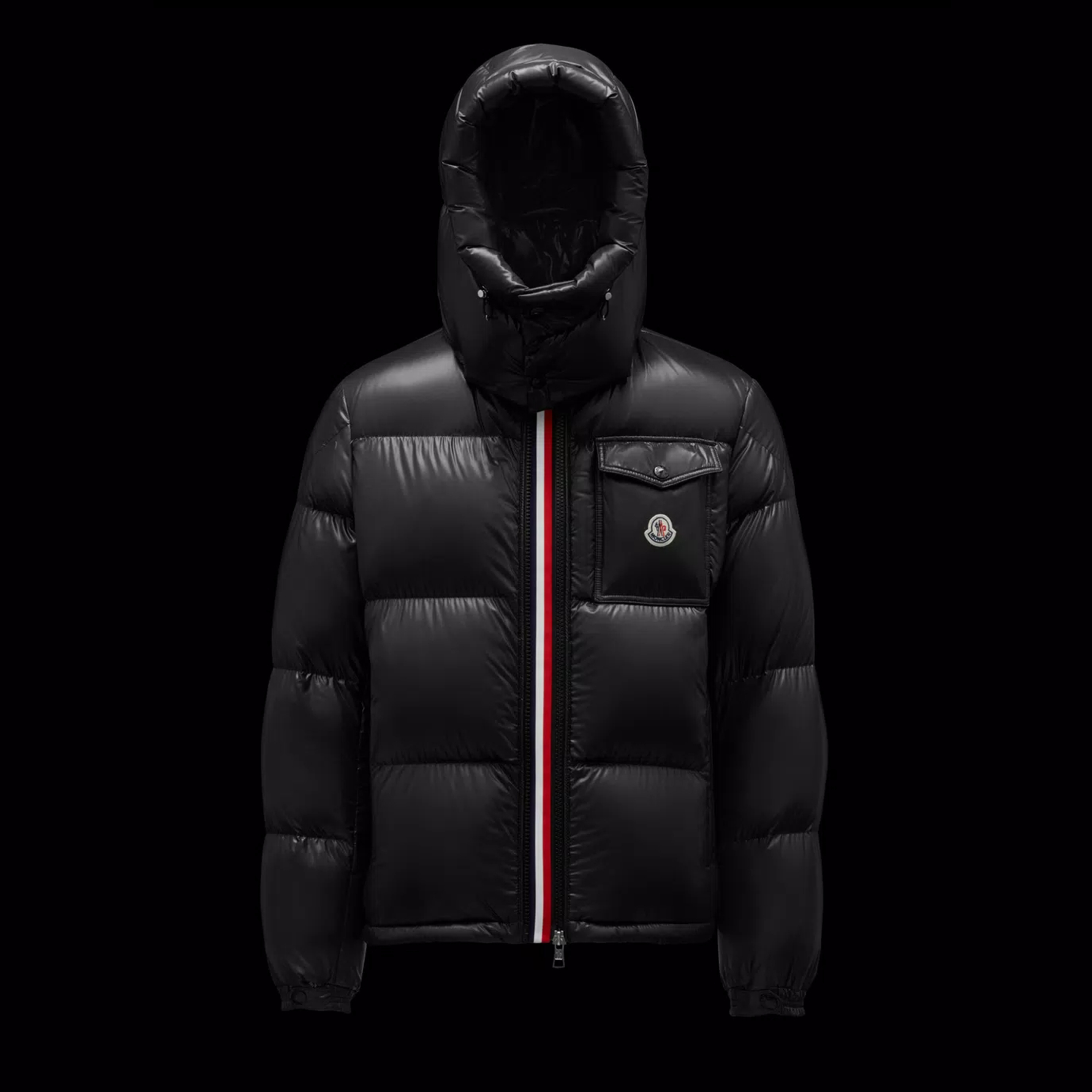 NIGO Moncler Kid's Winter Black Multi-Pocket Logo Embroidered Hooded Warm Fit Long Sleeve Down Coat Jacket #nigo31233
