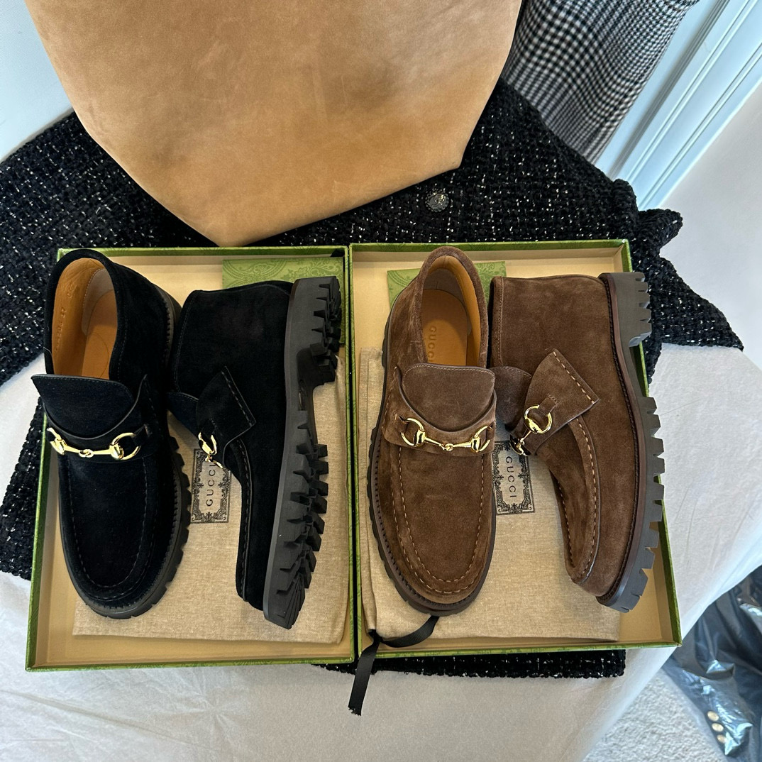 NIGO Gucci Women's Winter Single color Horsebit Ankle Boot Shoes #nigo97498