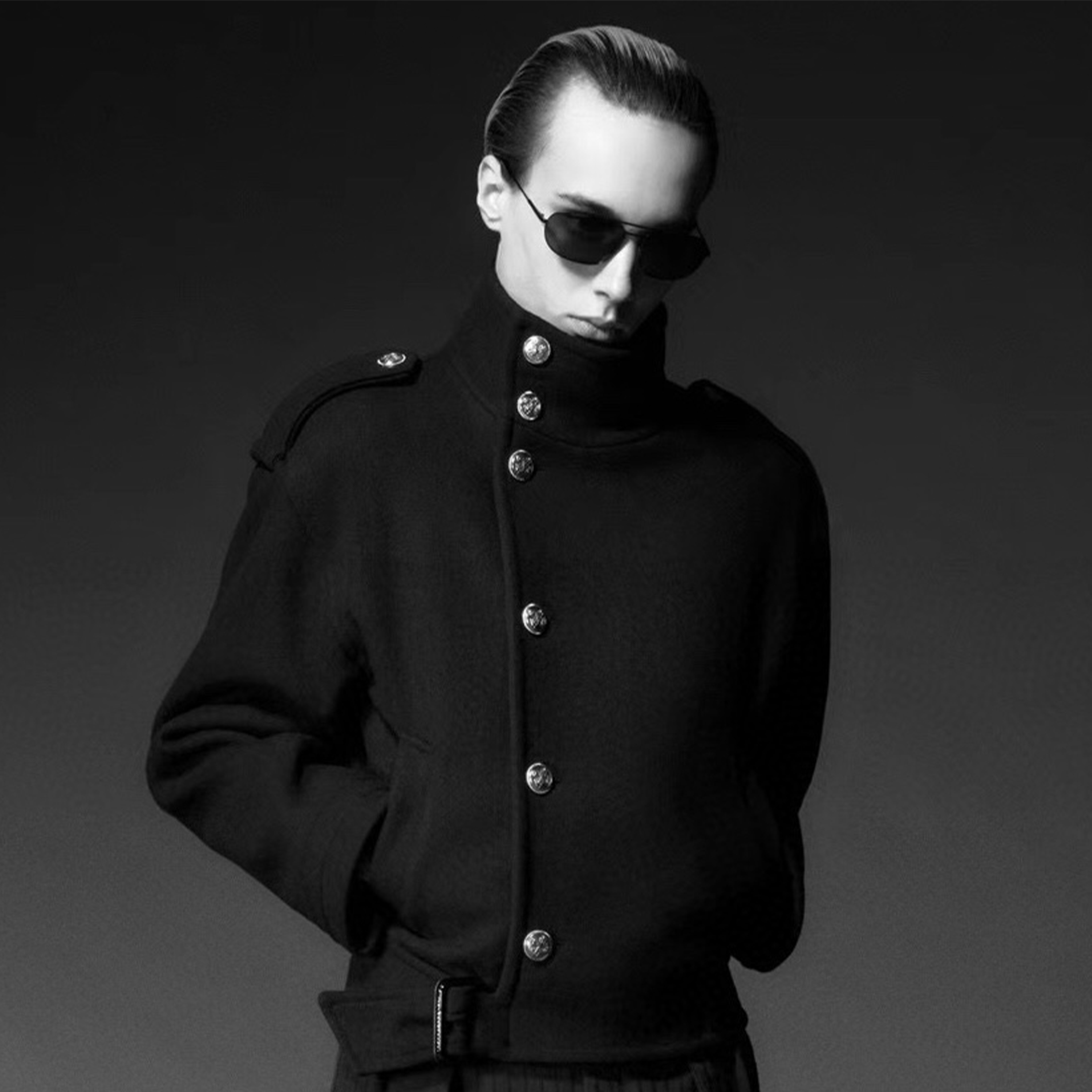 NIGO Saint Laurent Men's Spring And Fall Solid Color Wool Lapel Single-Breasted Loose Jacket Long-Sleeved Coat Ngvp #nigo7358