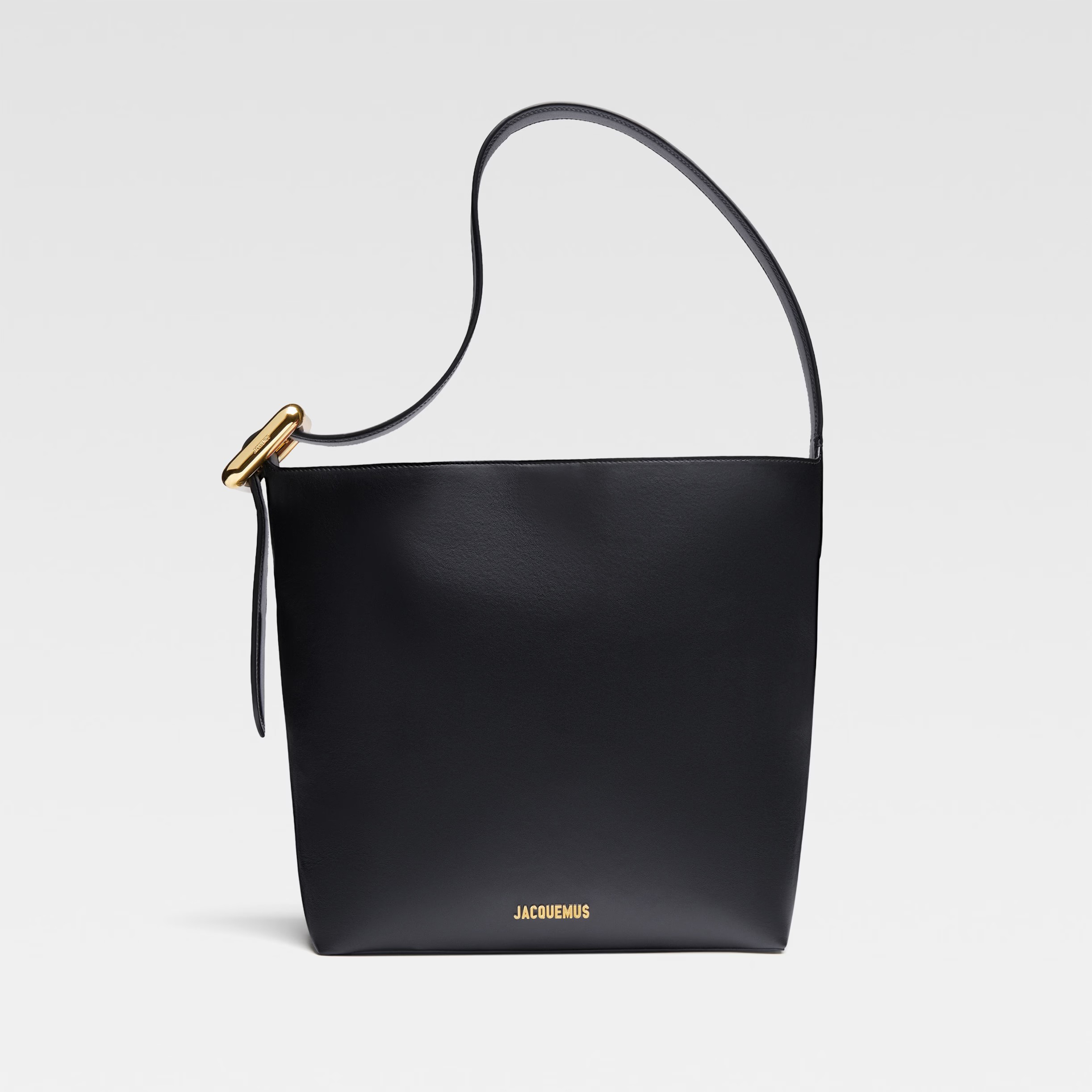 NIGO Jacquemus Women's Le Regalo Buckled Bucket Monochrome Leather Bag Bags #nigo97536