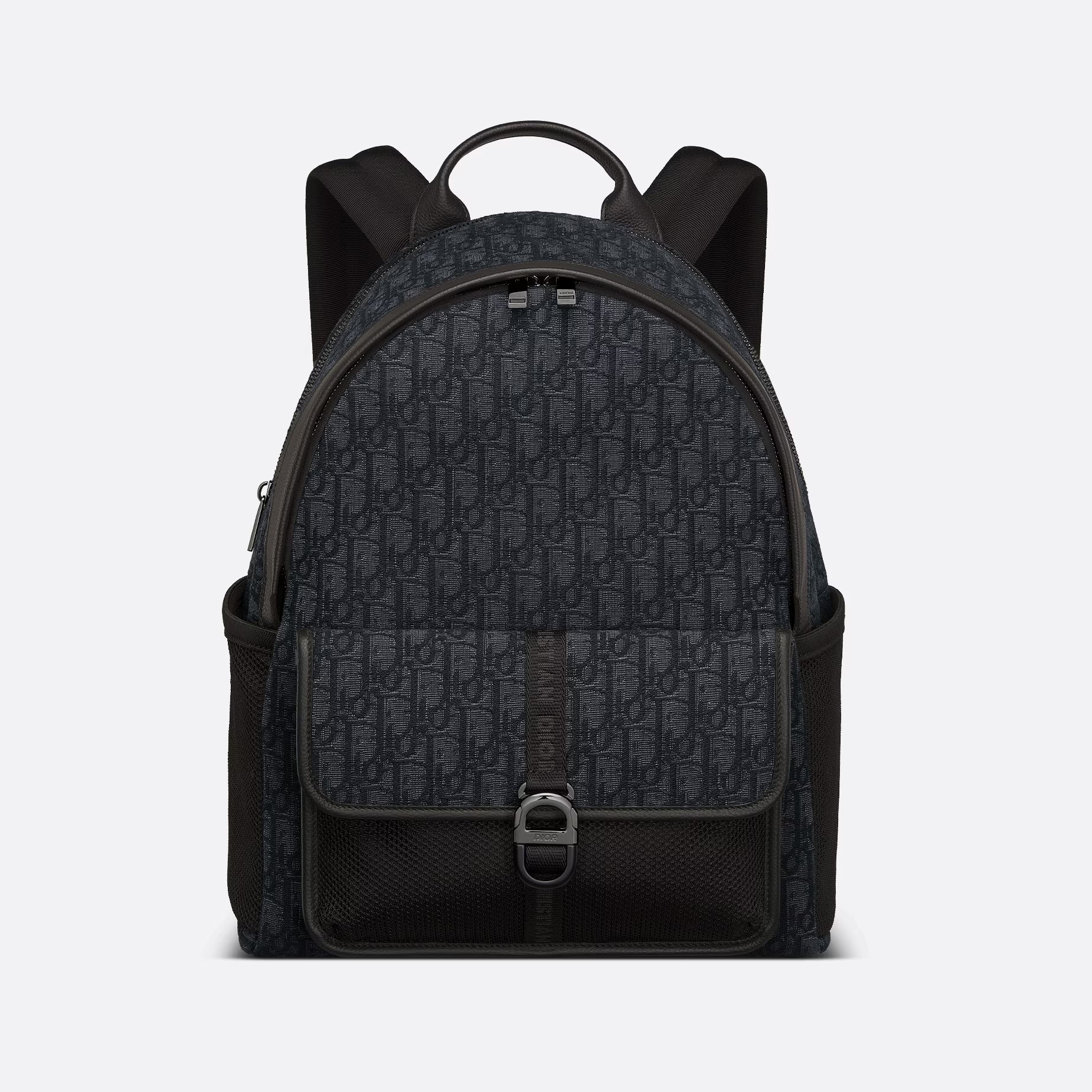 NIGO Dior 8 Backpack Men's Zip Pocket Mesh Fabric Shoulder Bag Bags #nigo97552