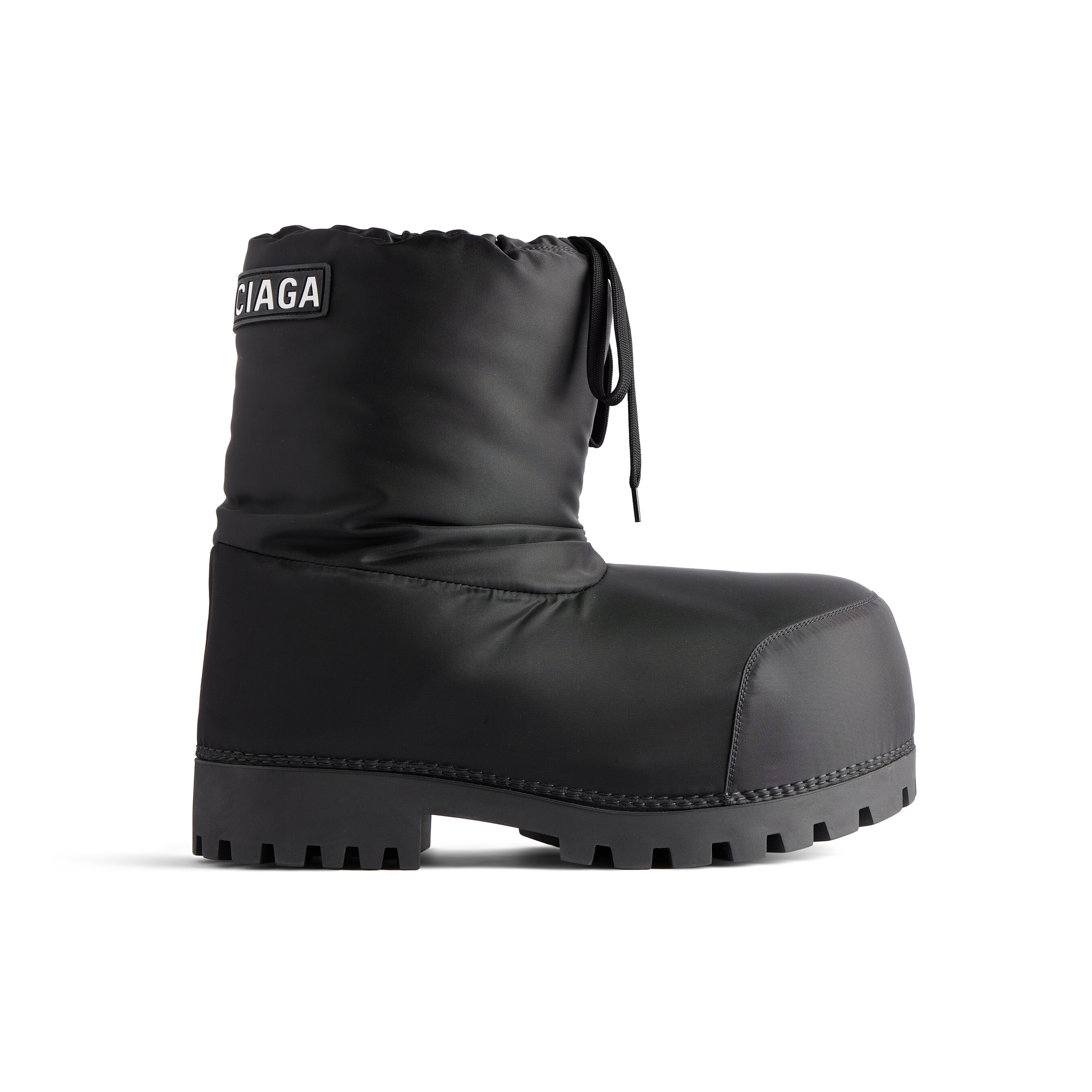 NIGO Balenciaga Men's Skiwear Alaska Low Boot Black Nylon Shoes #nigo97548