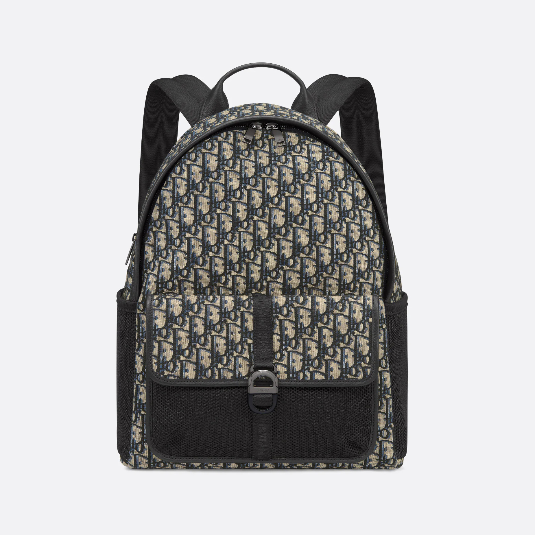 NIGO Dior 8 Backpack Men's Zip Pocket Mesh Fabric Shoulder Bag Bags #nigo97552