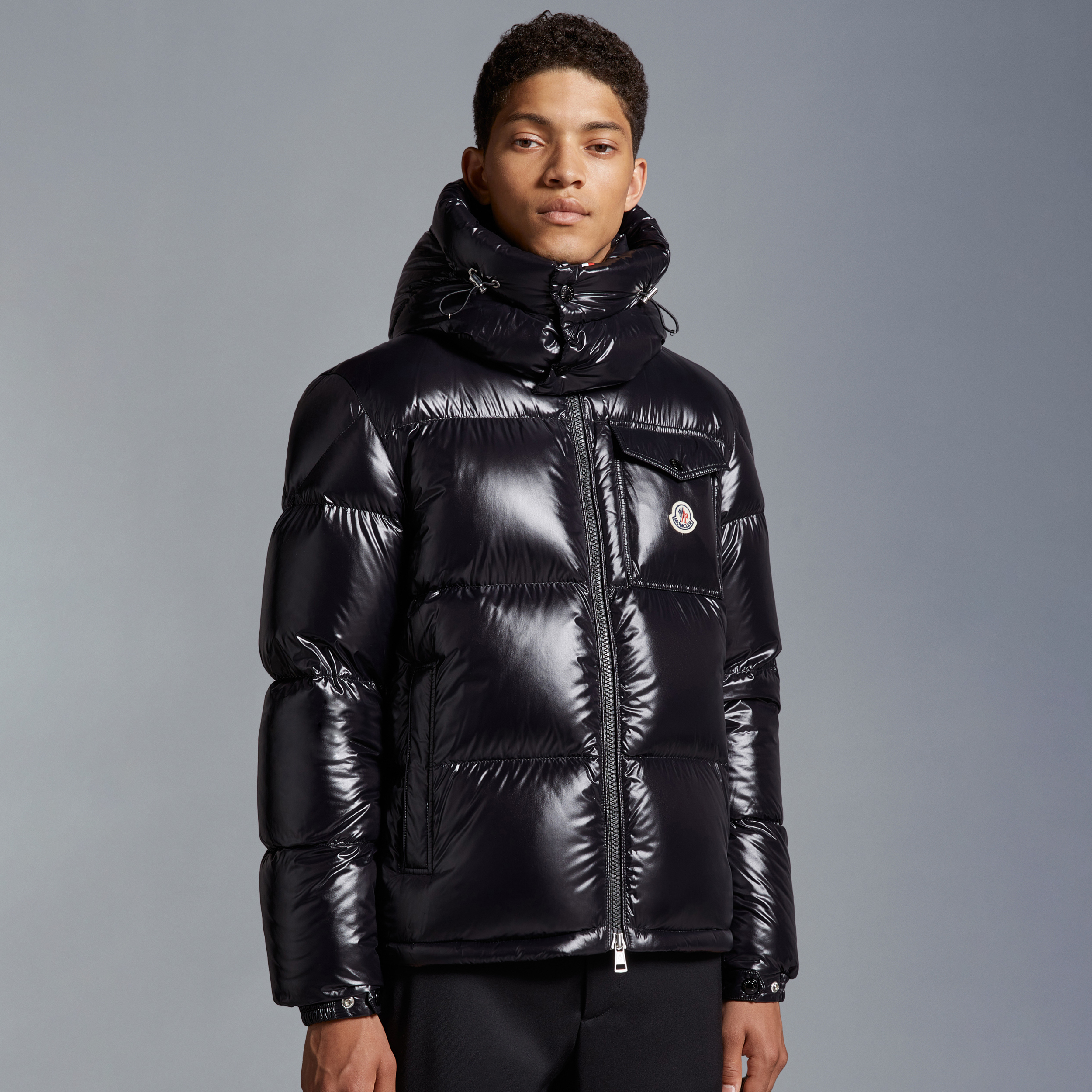 NIGO Moncler Men's Winter Standing Collar Hooded Zip Puffer Down Jacket Coat #nigo97559