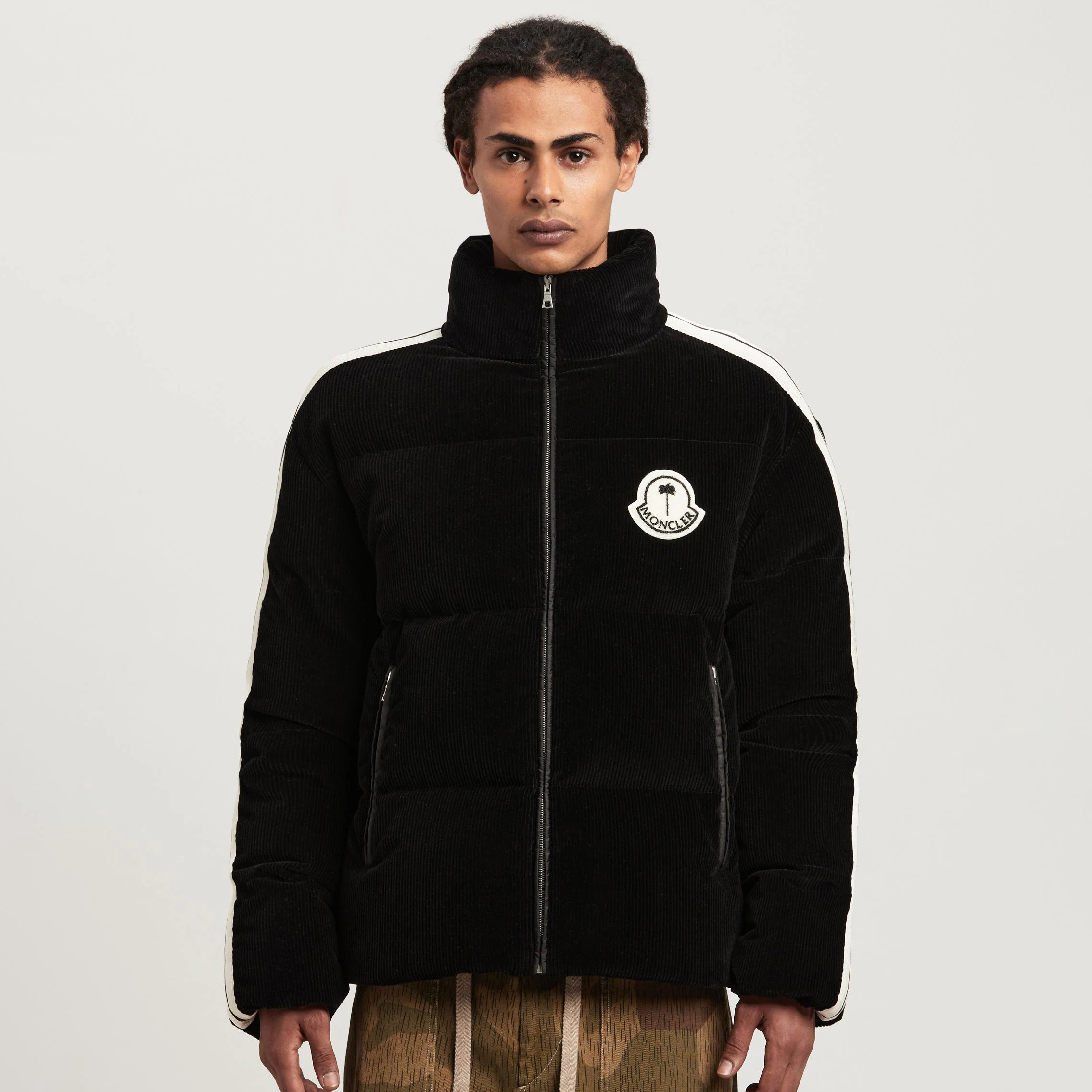 NIGO Moncler Men's Winter Lapel Single Breasted Zip Fieldrush Short Down Jacket #nigo97562