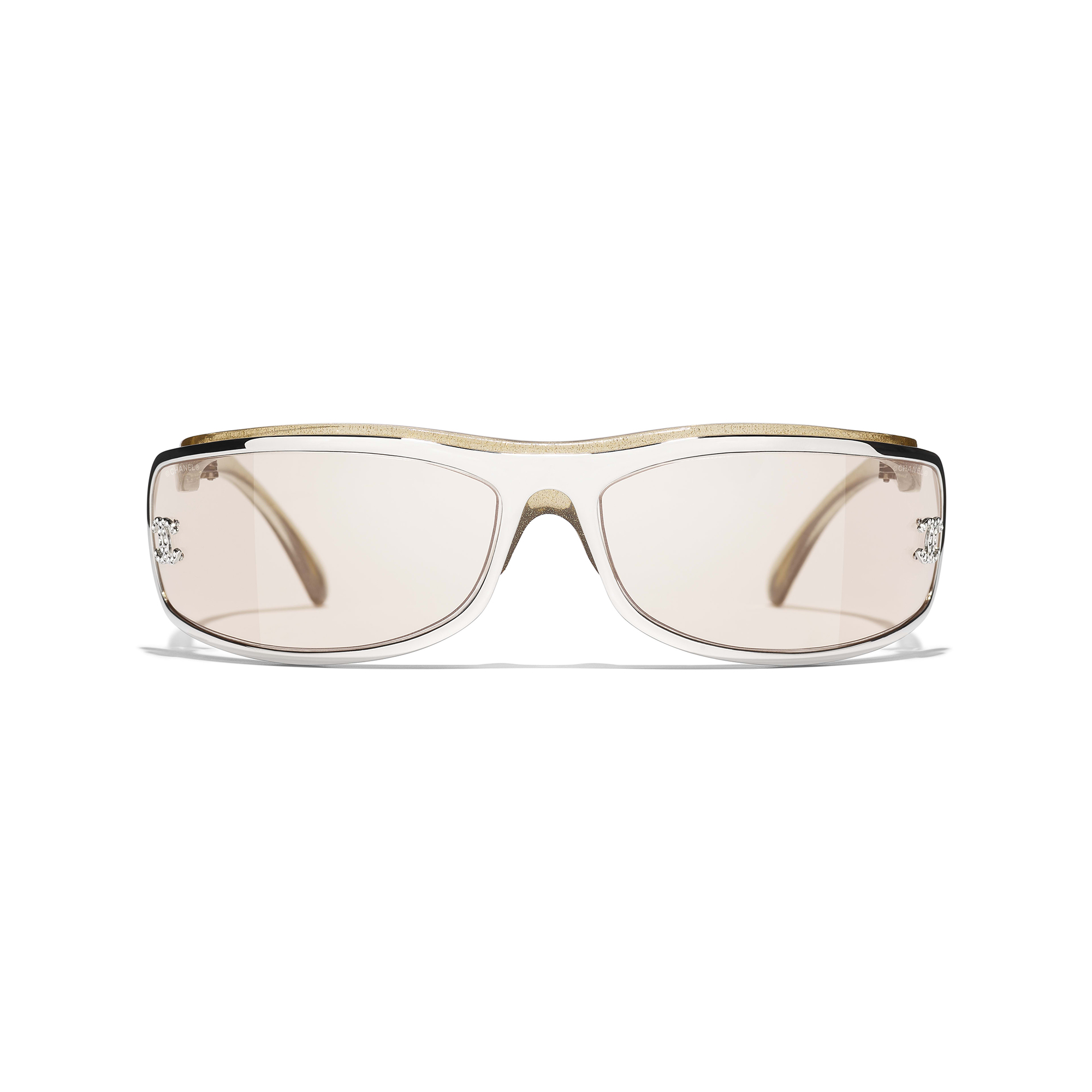 NIGO Chanel Women's Oval Goggles Sunglasses Glasses Eyeglasses #nigo97599