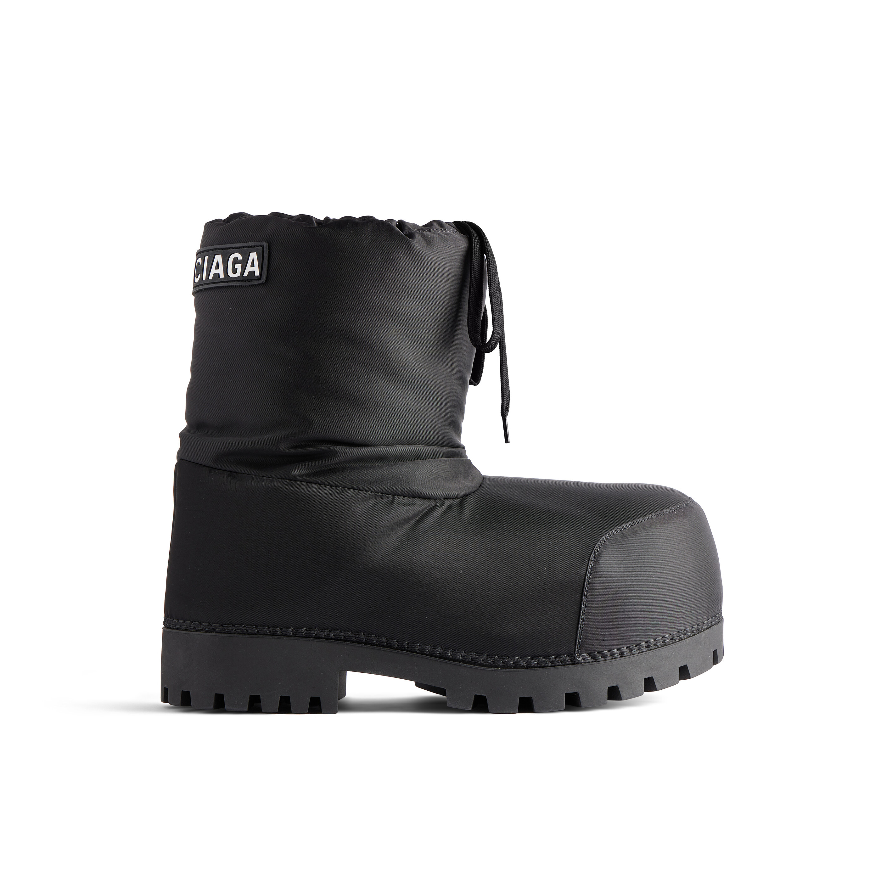 NIGO Balenciaga Men's Skiwear Alaska Low Boot Black Nylon Shoes #nigo97634