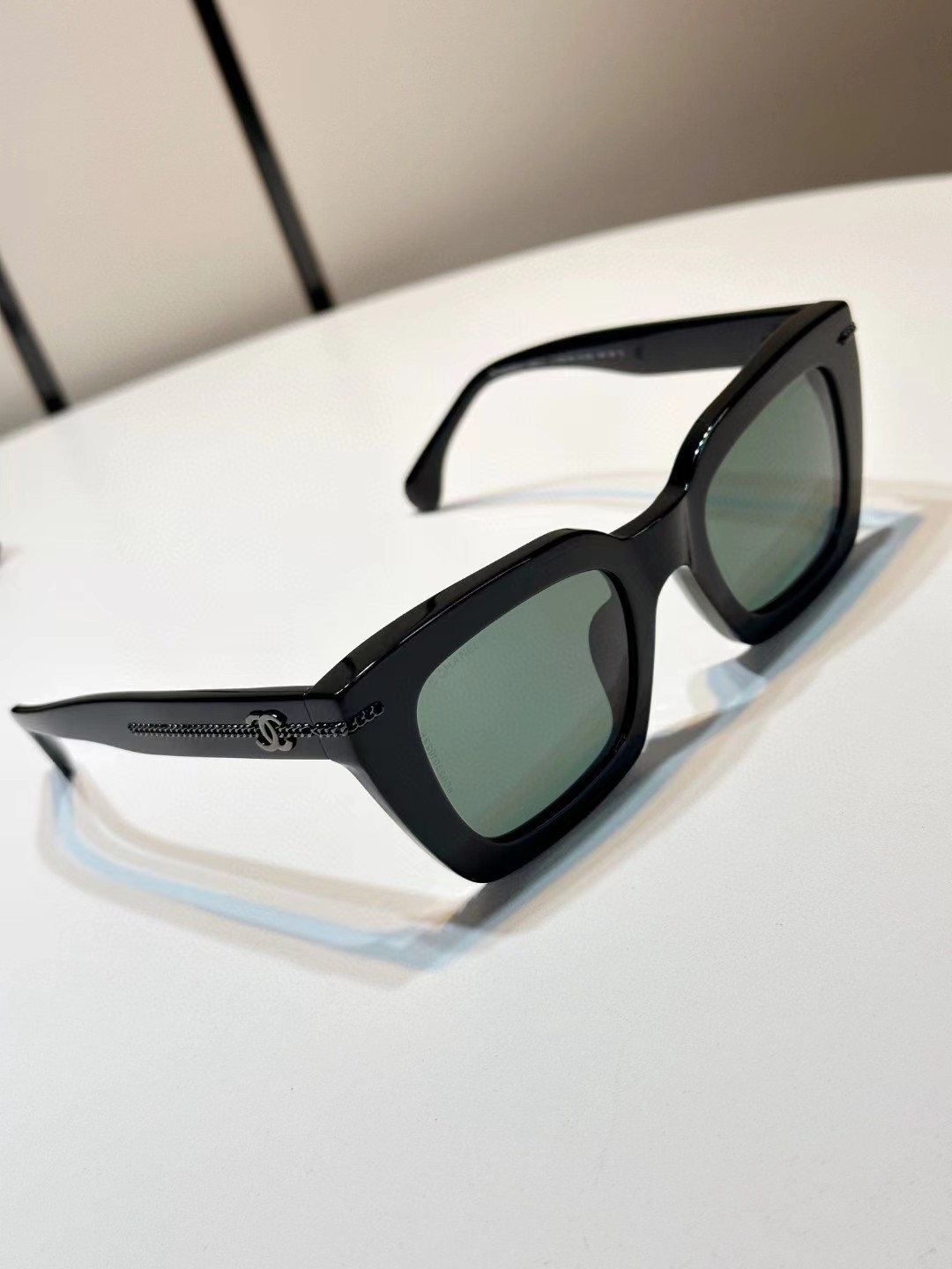 NIGO Chanel Square Frame Acetate Polarized Sunglasses 5509