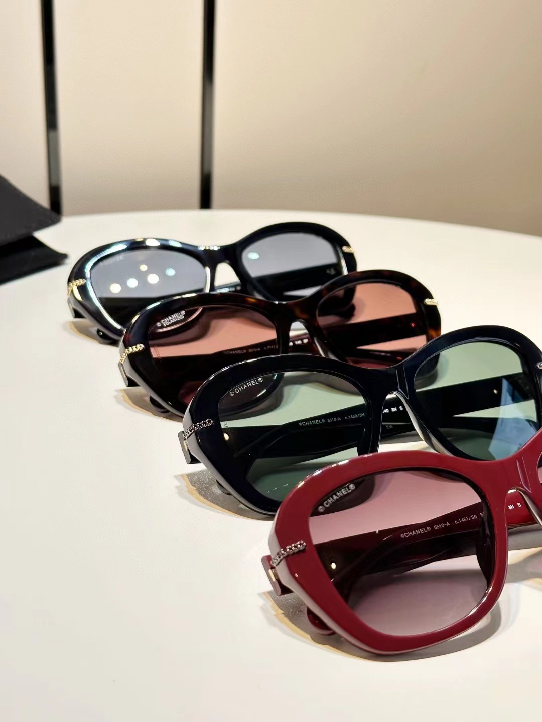 NIGO Chanel Butterfly Acetate Polarized Sunglasses 5510