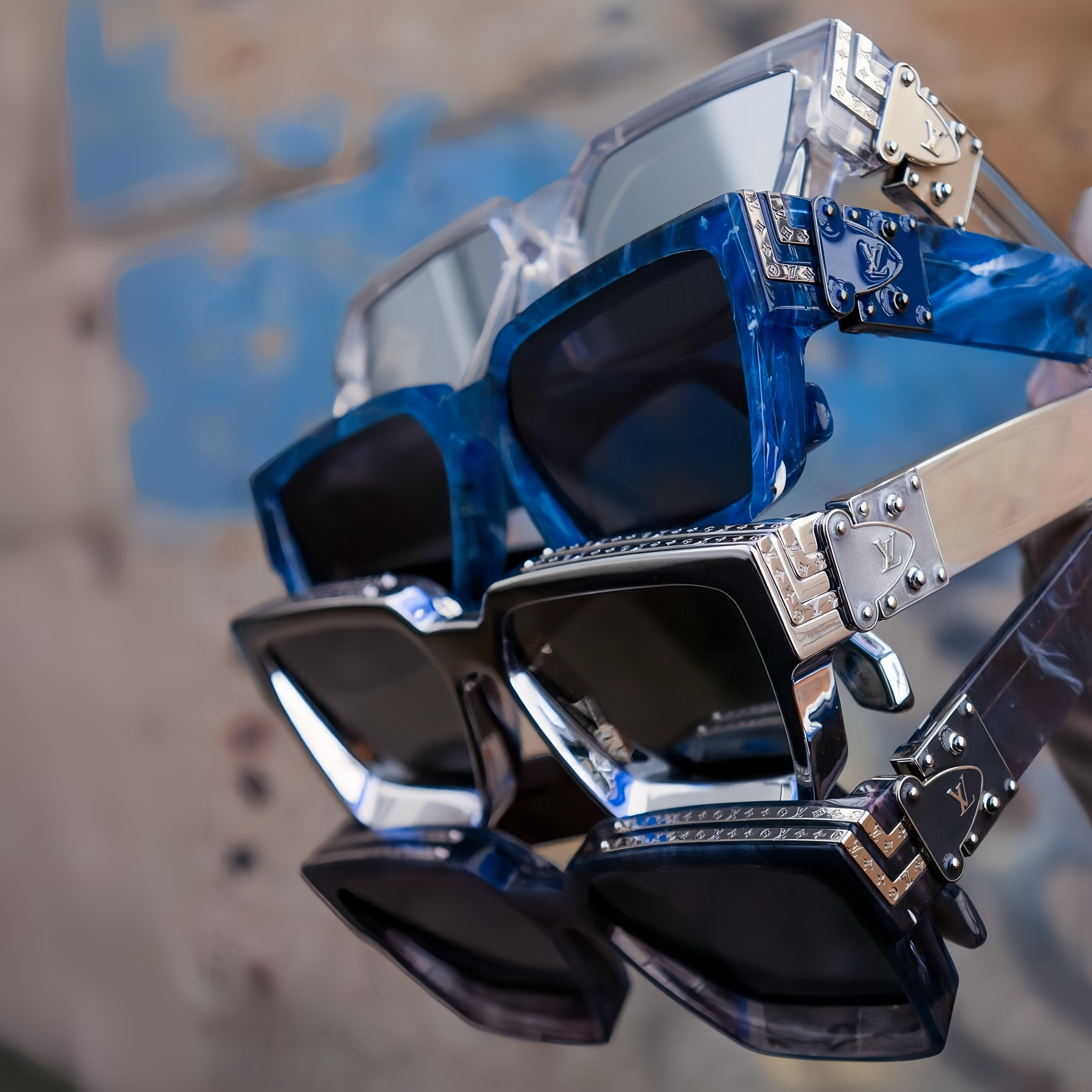 Louis Vuitton NIGO Accessories Square-framed Sunglasses