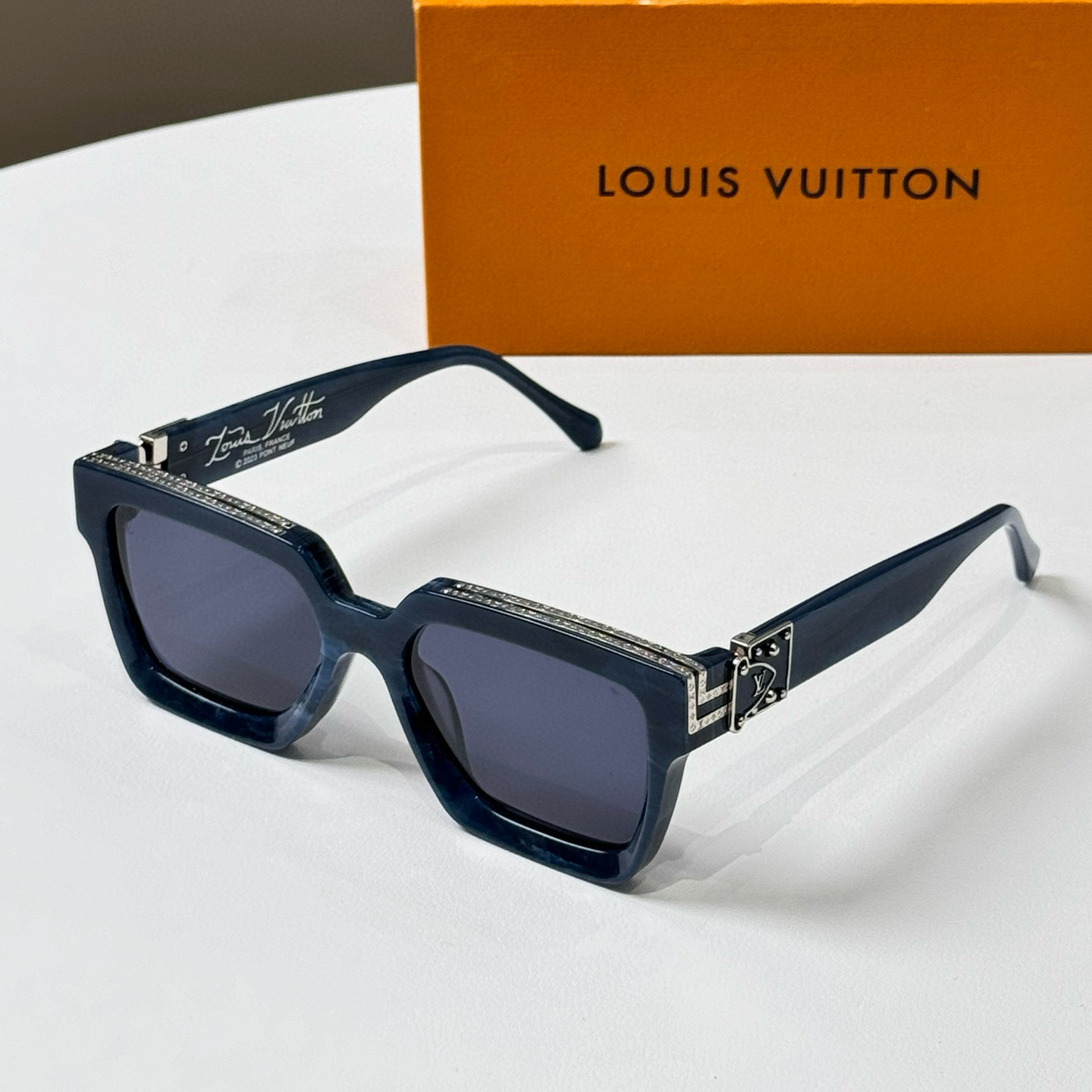 NIGO Louis Vuitton 1.1 Millionaires Men's And Women's Plate Frame Square Sunglasses Glasses #nigo97658