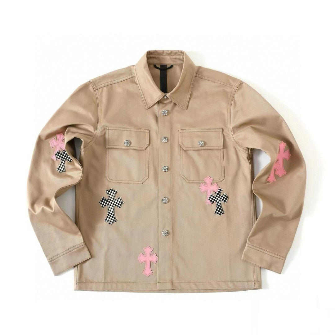 NIGO Chrome Hearts Men's Spring and Autumn Chess Check Single Breasted Lapel Cotton Jacket Pants Set Suit #nigo97685