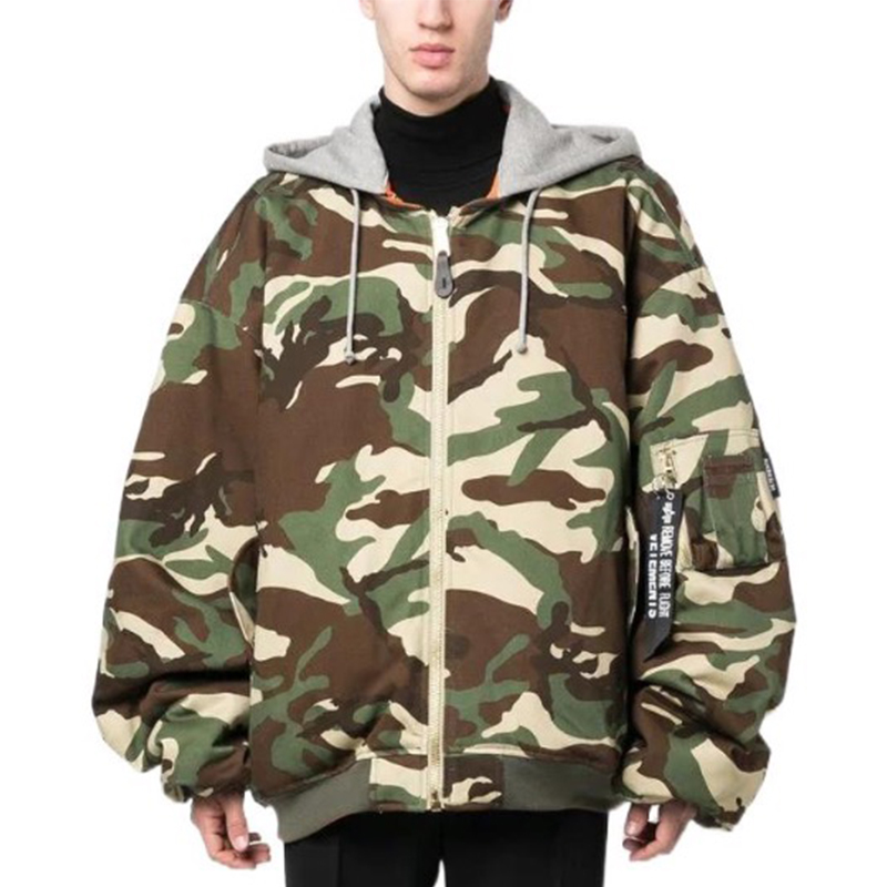 NIGO Vetements Men's Women's Fall And Winter Casual Fashion Printing Drawstring Zipper Hooded Reversible Jacket Jacket Ngvp #nigo7443