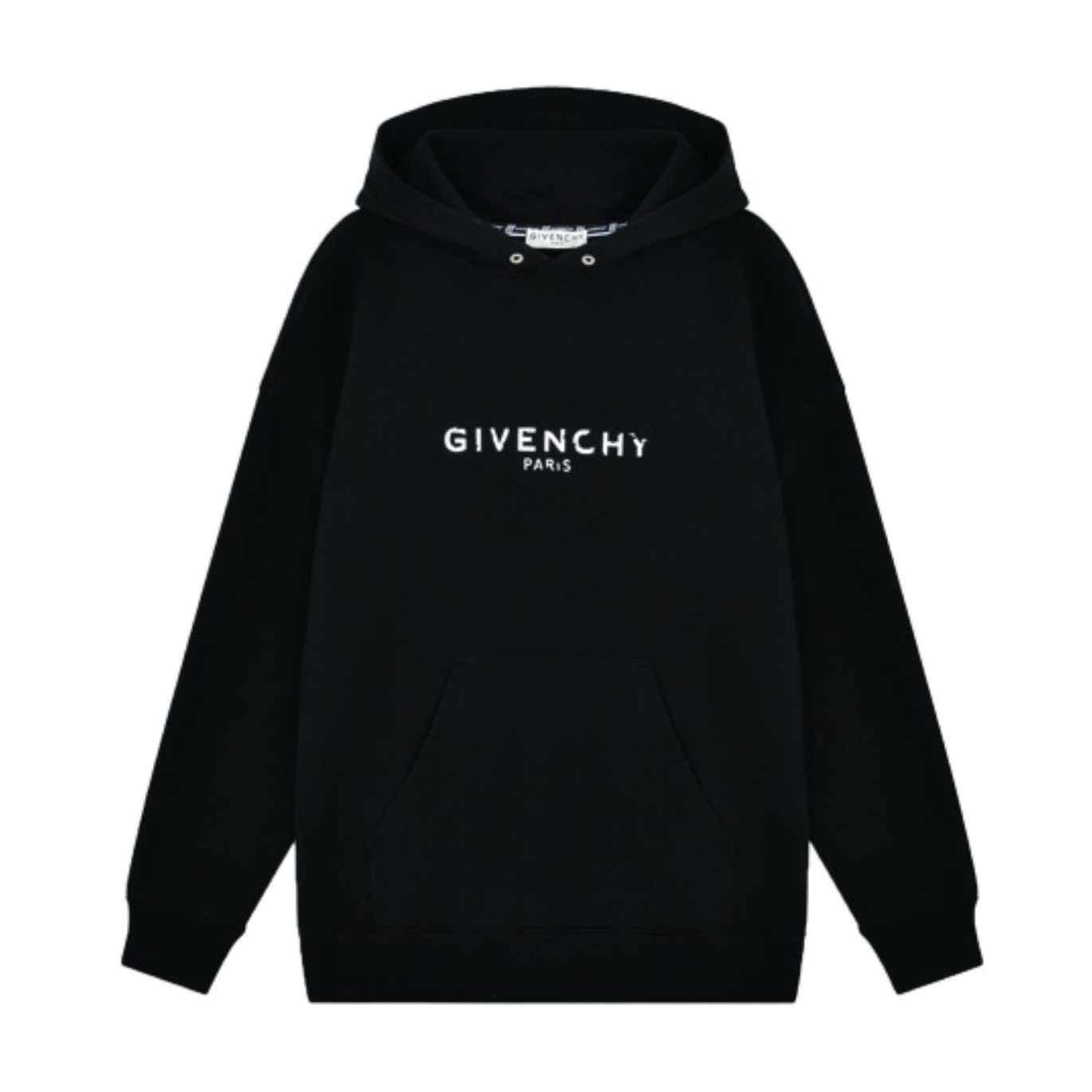 NIGO Givenchy Men's Spring Autumn Black Letter Logo Cotton Hooded Sweatshirt Pullover #nigo97736