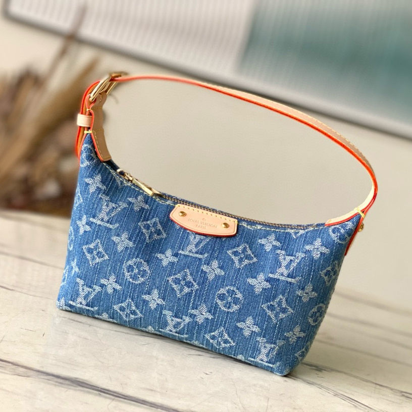 NIGO Louis Vuitton Women's Full Printed Monogram Cowboy Zip Adjustable Shoulder Strap Crossbody Bag Bags #nigo97762