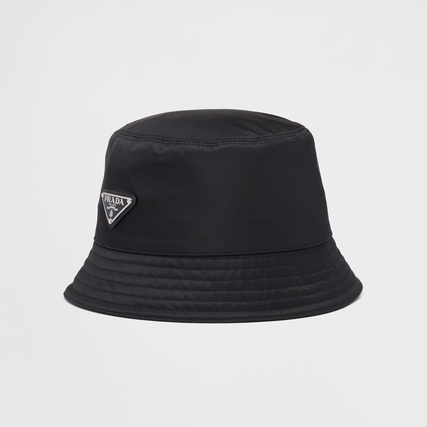 NIGO Prada Men's Black Re-Nylon Recycled Nylon Fisherman's Hat Cap #nigo97754