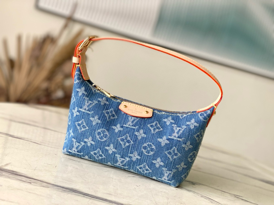NIGO Louis Vuitton Women's Full Printed Monogram Cowboy Zip Adjustable Shoulder Strap Crossbody Bag Bags #nigo97762
