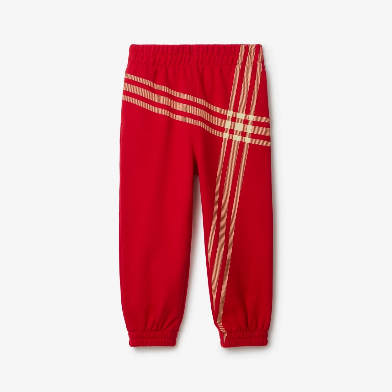 NIGO Burberry Kids Solid Color High Street Plaid Elastic Waist Cotton Drawstring Jogger Pants #nigo31236