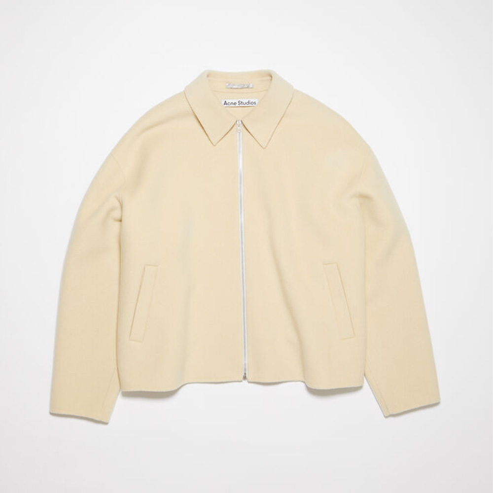 NIGO Acne Studios Men's Solid Color Spring And Autumn Wool Zippered Lapel Long Sleeved Loose Jacket Ngvp #nigo7552
