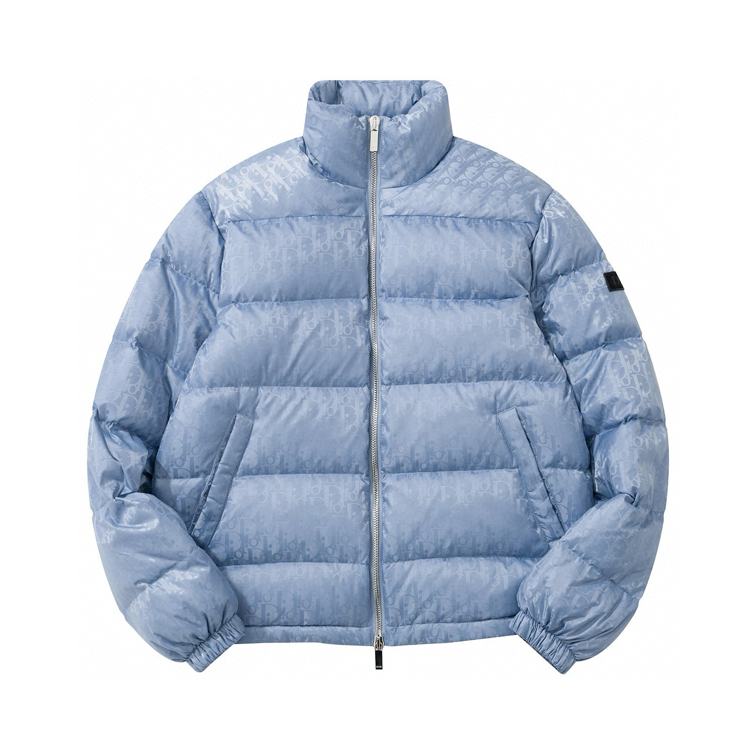 Dior Oblique Long Sleeve Zip Puffer Down Jacket #nigo96496