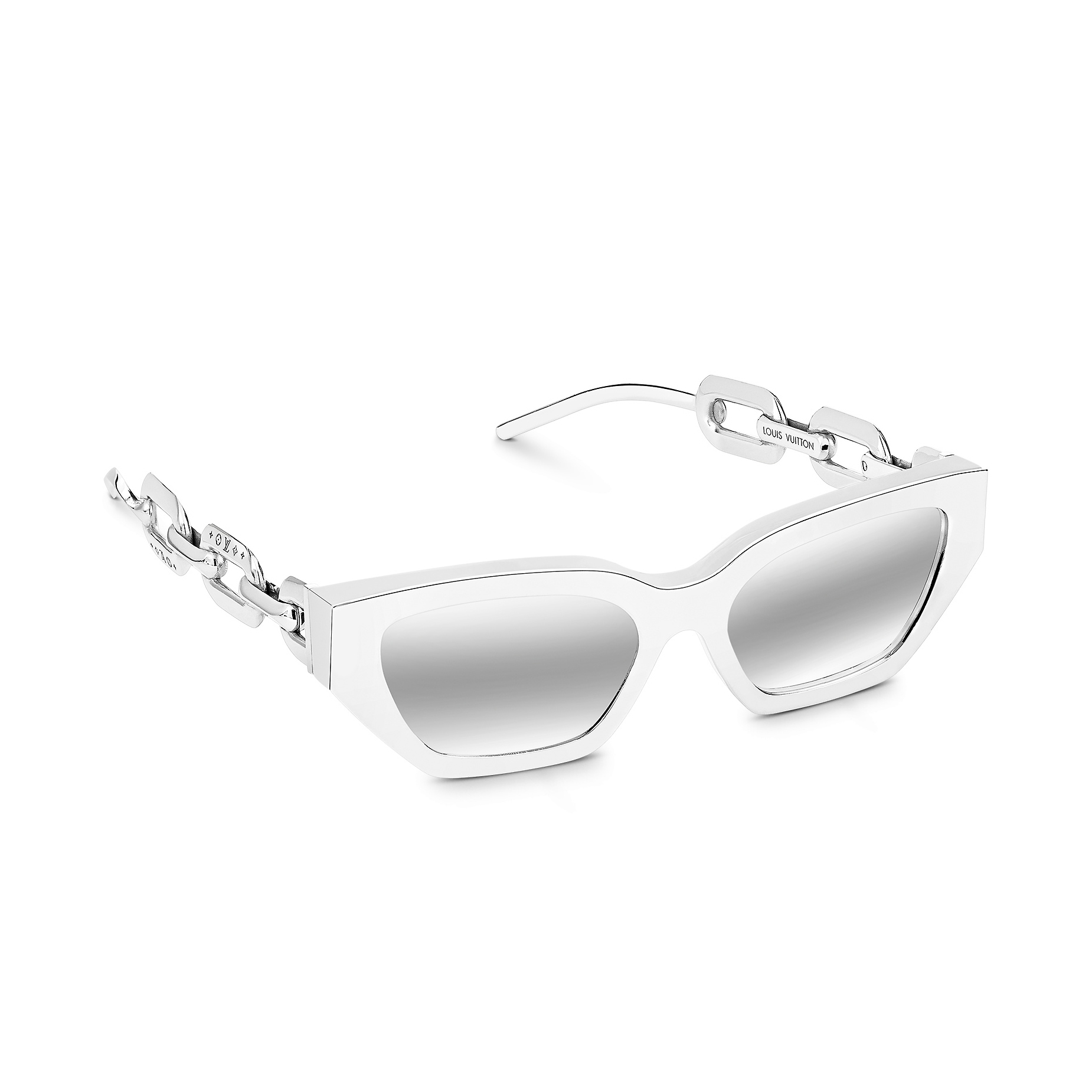 NIGO Louis Vuitton LV EDGE Men's Cat Eye Sunglasses Plate Frames Eyeglasses Glasses #nigo97811