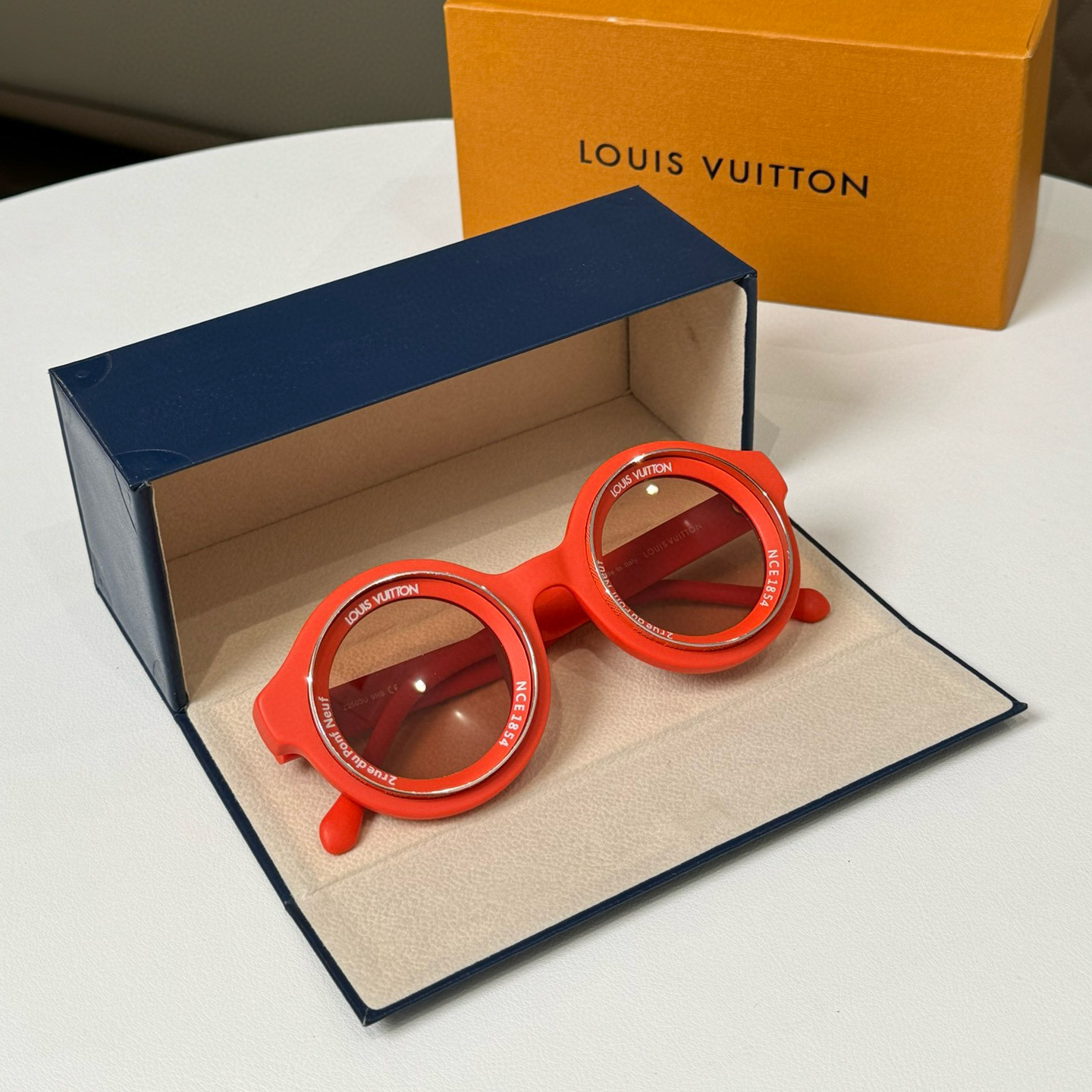 NIGO Louis Vuitton Men's Solid Color Round Sunglasses Eyewear Glasses #nigo97315