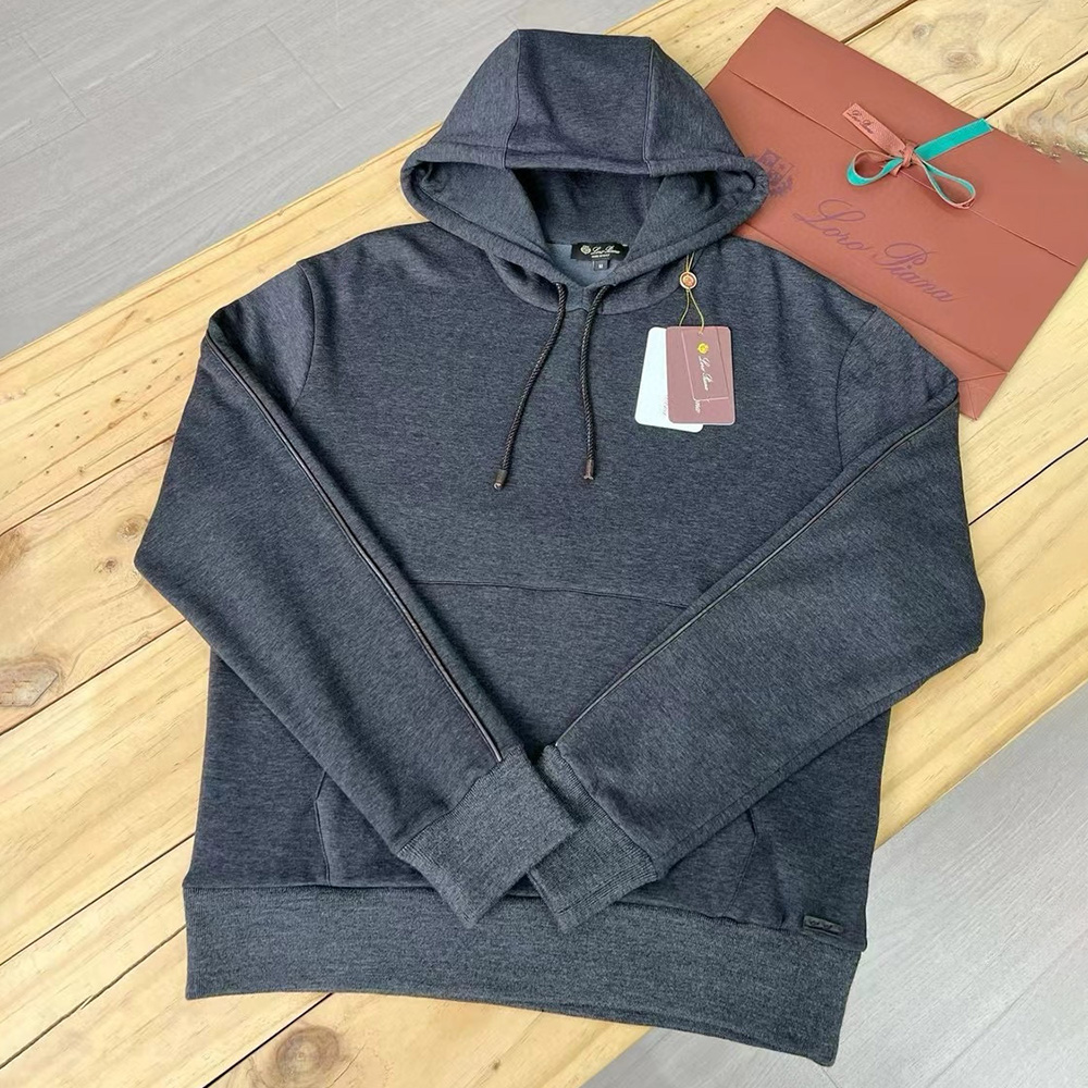 NIGO Loro Piana Men's Autumn And Winter Solid Color Loose Casual Hooded Long Sleeve Pias Sweatshirt Warm Pants Ngvp #nigo7565