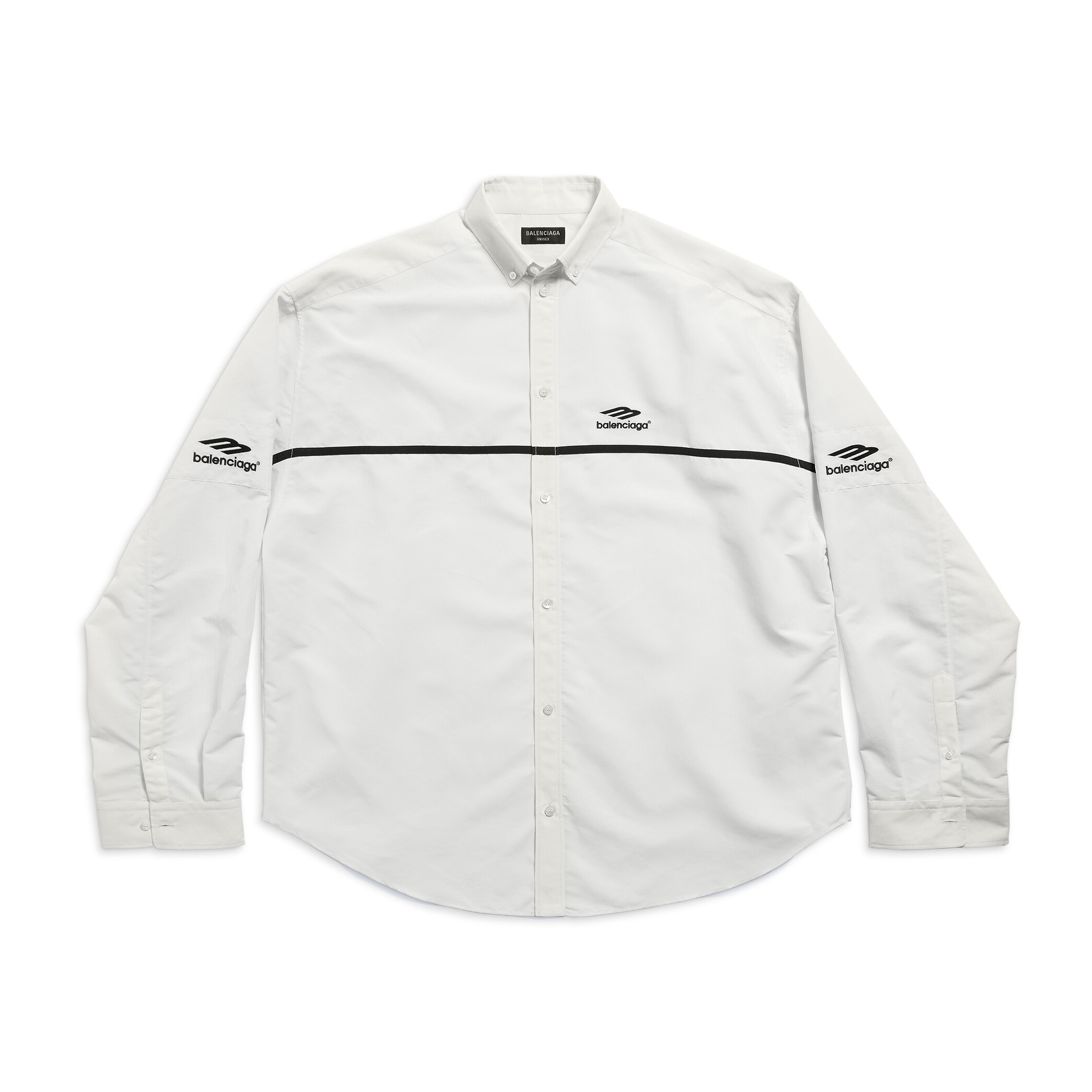 NIGO Balenciaga Men's 3B Sports Icon Tracksuit Shirt Oversized Summer Solid Colour Cotton Single Breasted Long Sleeve Shirt #nigo97865