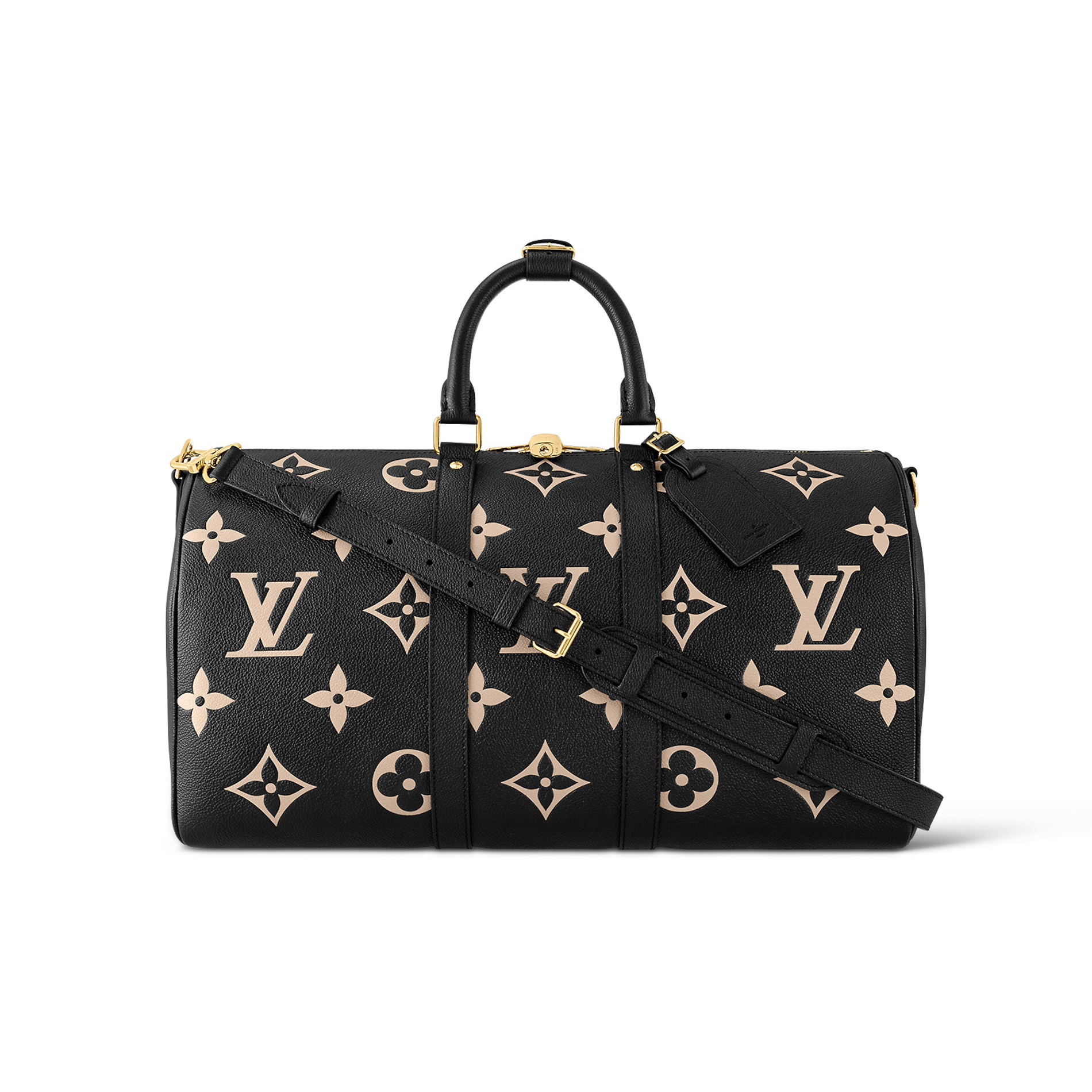 NIGO Louis Vuitton Keepall Bandoulière 45 Brown Leather Tote Travel Bag Bags #nigo97894