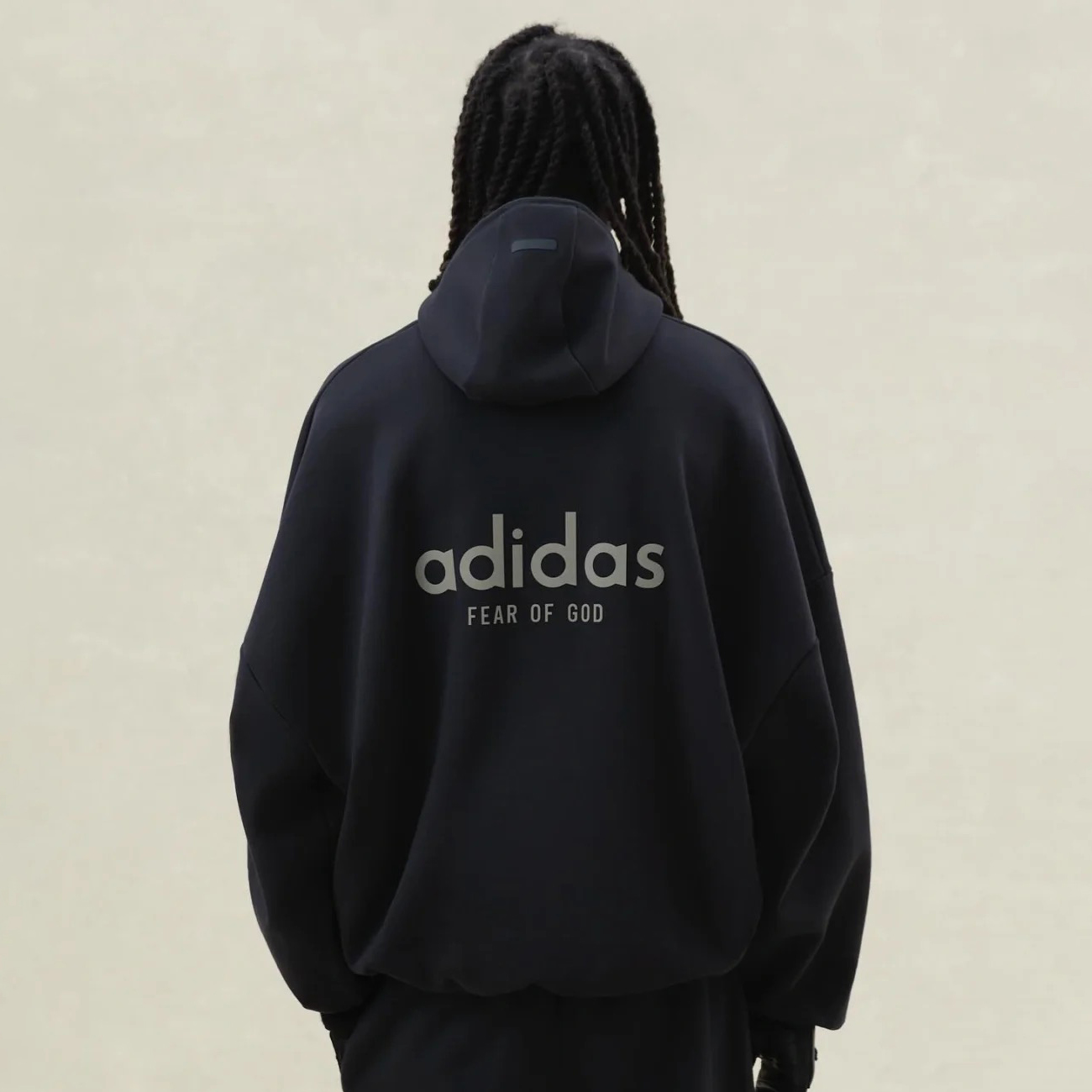 NIGO Fear of God x Adidas Men's and Women's Spring and Autumn Black Casual Sports Hooded Sweatshirt Pullover #nigo97924