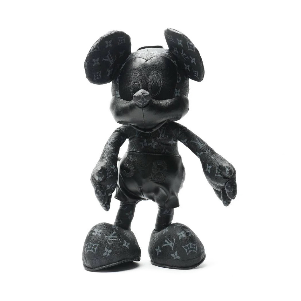 NIGO Louis Vuitton Lv X Disney X APPortfolio Black Leather Mickey Doll Shoulder Crossbody Bag Bags #nigo97938