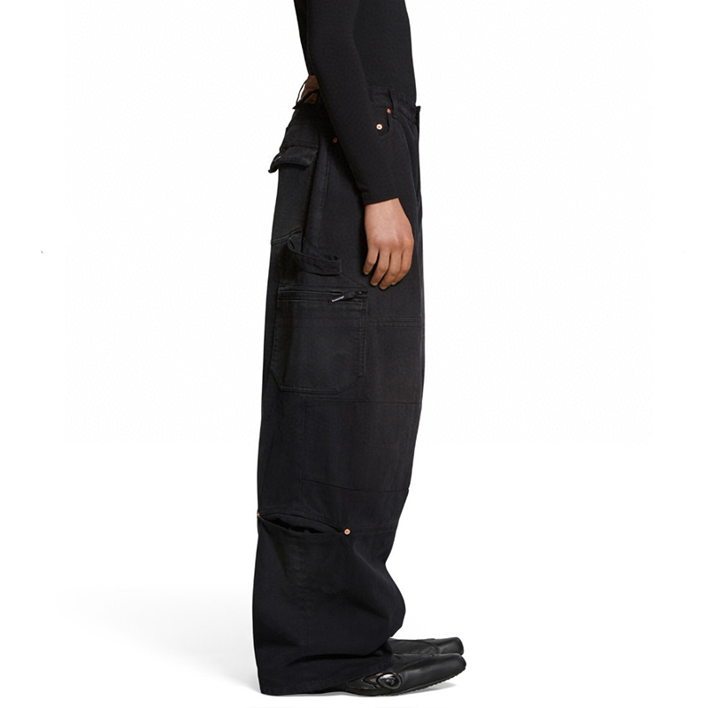 NIGO Balenciaga Men Women Four Seasons Fashion High Street Casual Gradient Loose Straight Leg Jeans Denim Work Pants Ngvp #nigo7655