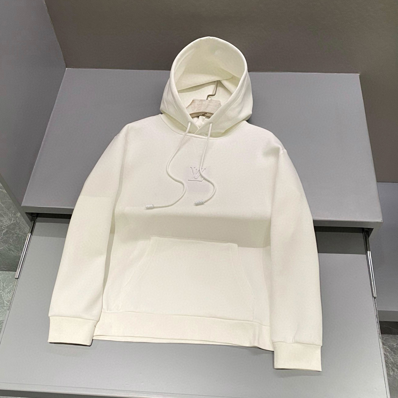 NIGO Louis Vuitton Men's Embossed Logo Sport Casual Plain Knit Cotton Hooded Sweatshirt Pullover #nigo97947