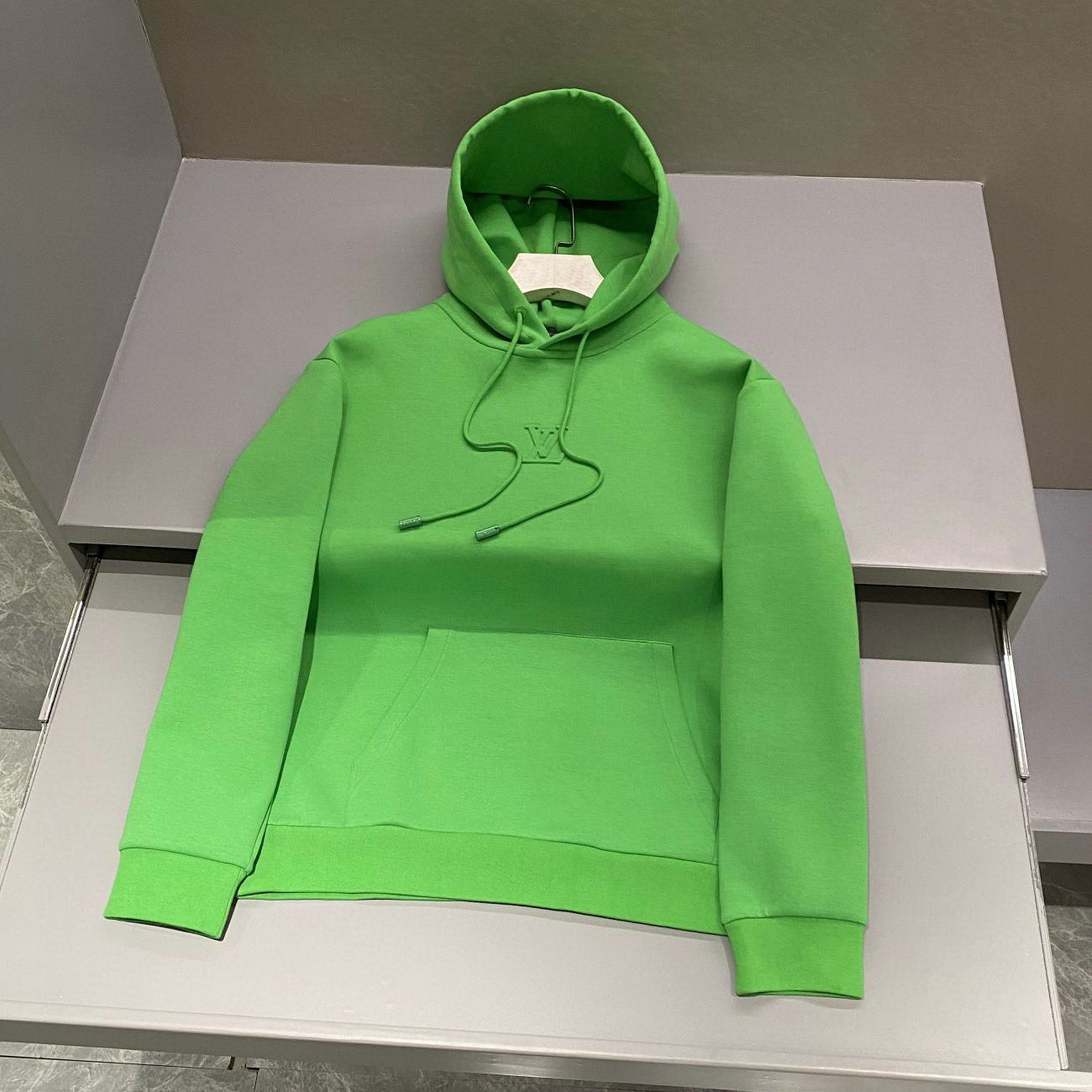 NIGO Louis Vuitton Men's Embossed Logo Sport Casual Plain Knit Cotton Hooded Sweatshirt Pullover #nigo97947