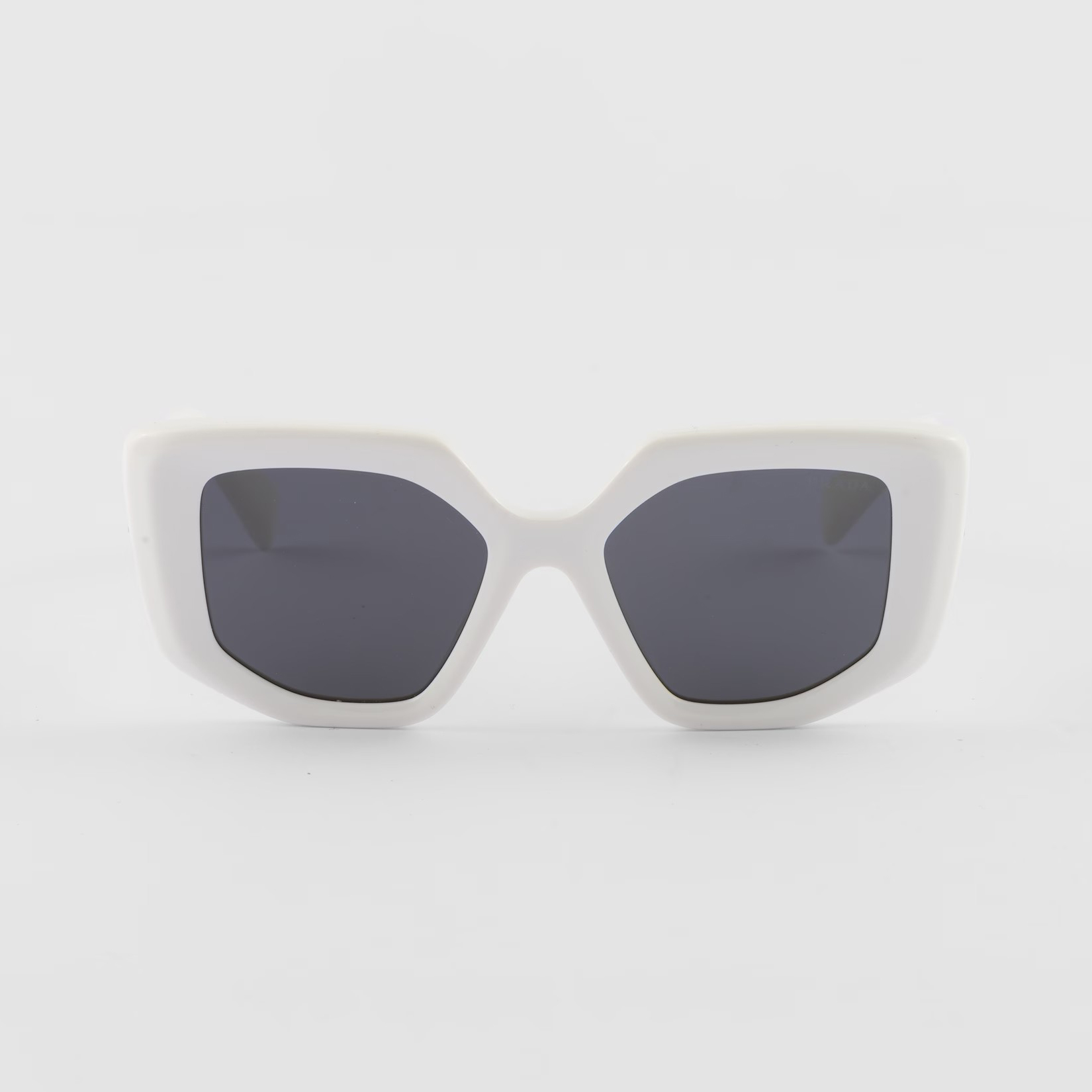 NIGO Prada Women's Triangle Logo Solid Color Acetate Irregular Shape Sunglasses Eyeglasses Glasses #nigo97988